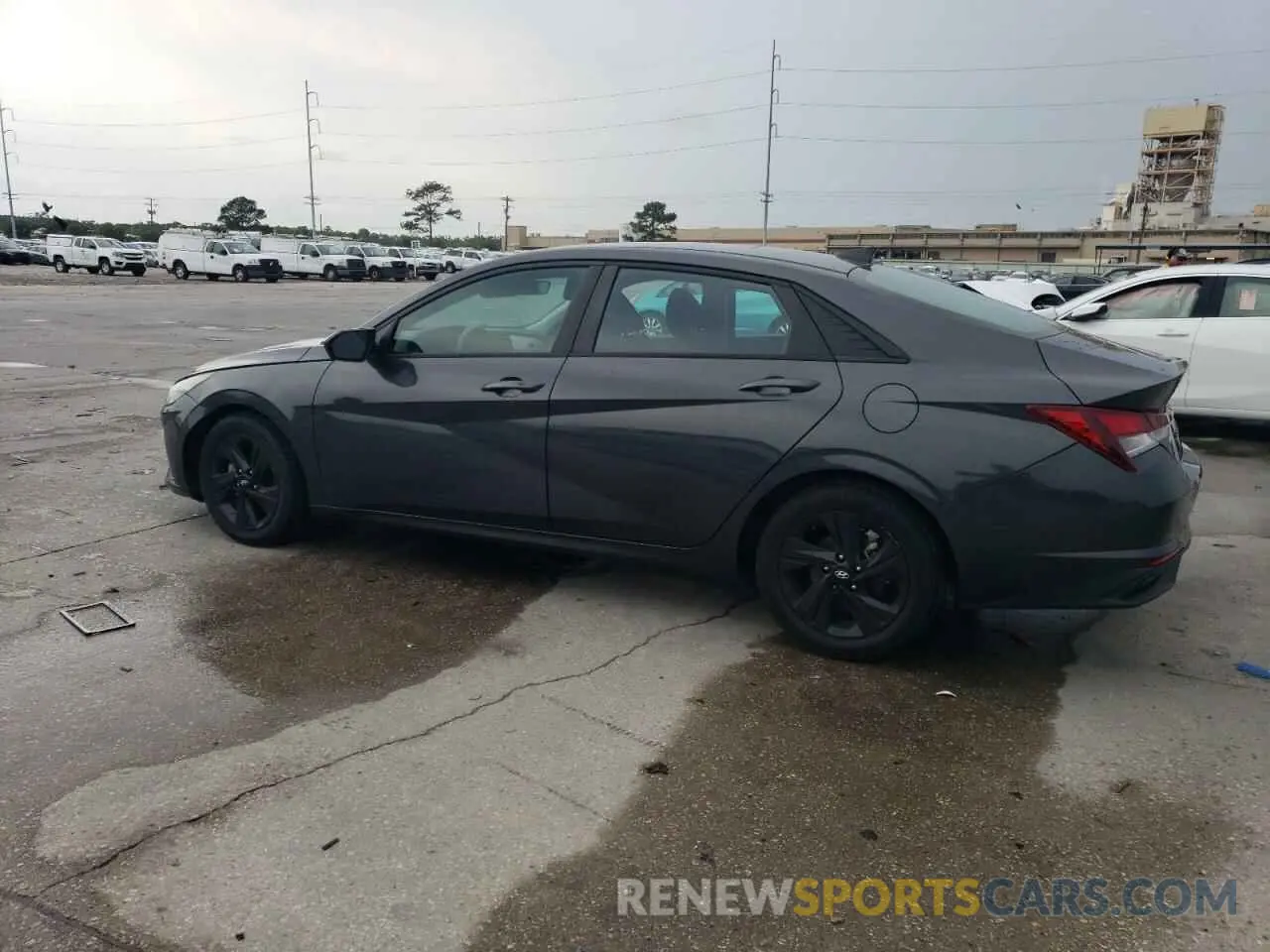 2 Photograph of a damaged car 5NPLM4AG9MH012838 HYUNDAI ELANTRA 2021