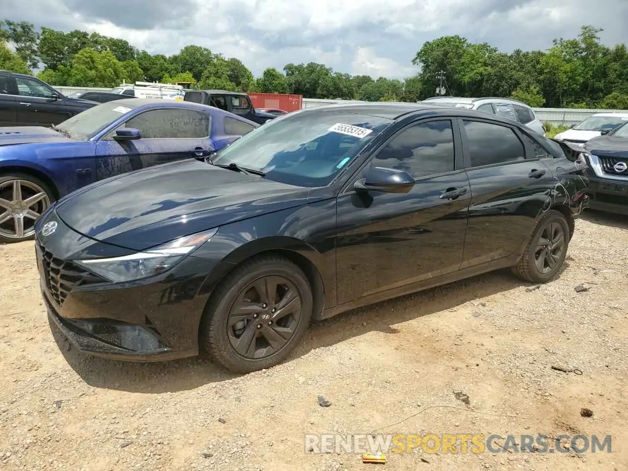 1 Photograph of a damaged car 5NPLM4AG9MH013553 HYUNDAI ELANTRA 2021