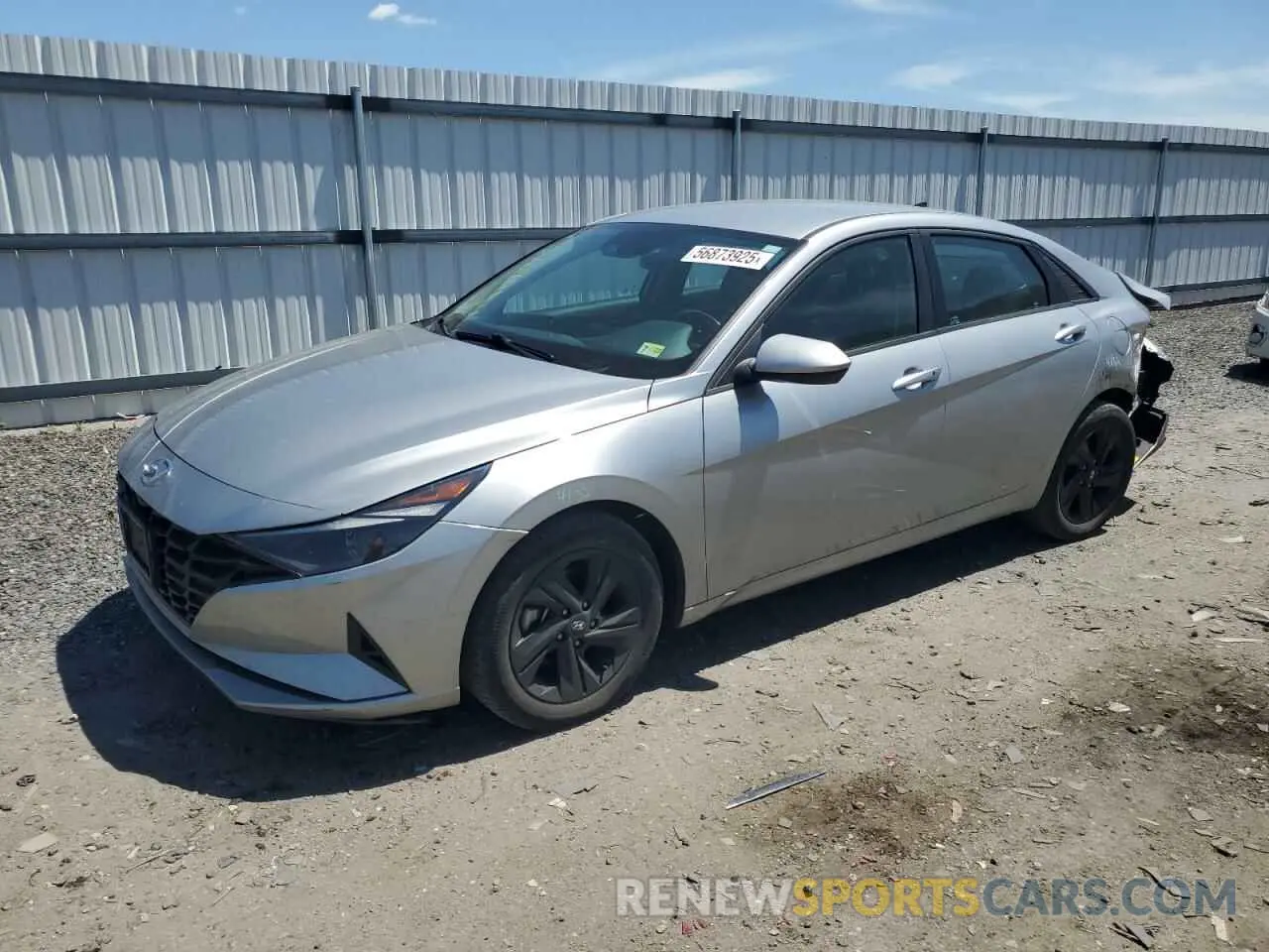 1 Photograph of a damaged car 5NPLM4AG9MH026481 HYUNDAI ELANTRA 2021