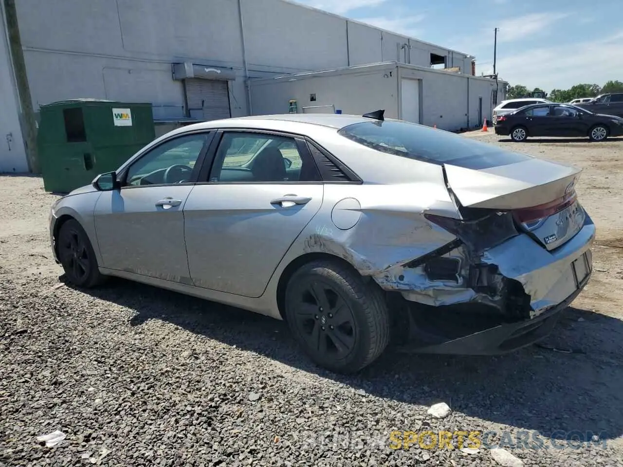 2 Photograph of a damaged car 5NPLM4AG9MH026481 HYUNDAI ELANTRA 2021