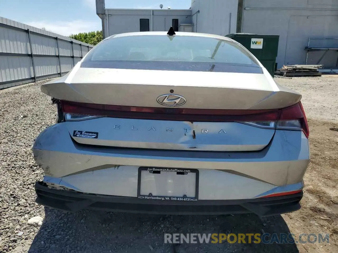 6 Photograph of a damaged car 5NPLM4AG9MH026481 HYUNDAI ELANTRA 2021