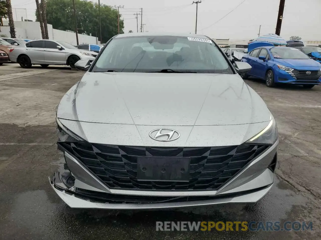 5 Photograph of a damaged car 5NPLM4AG9MH037044 HYUNDAI ELANTRA 2021