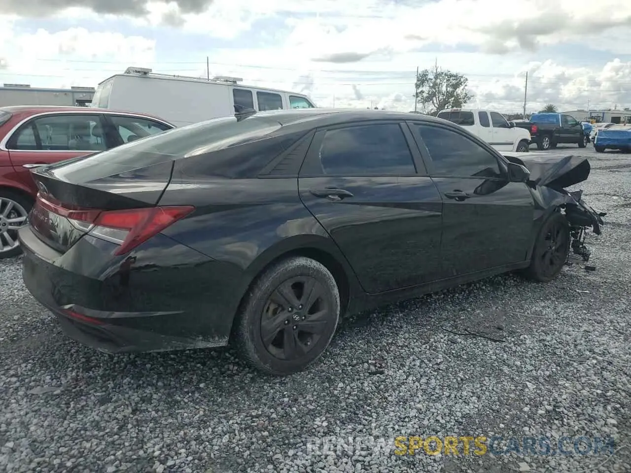 3 Photograph of a damaged car 5NPLM4AGXMH021287 HYUNDAI ELANTRA 2021