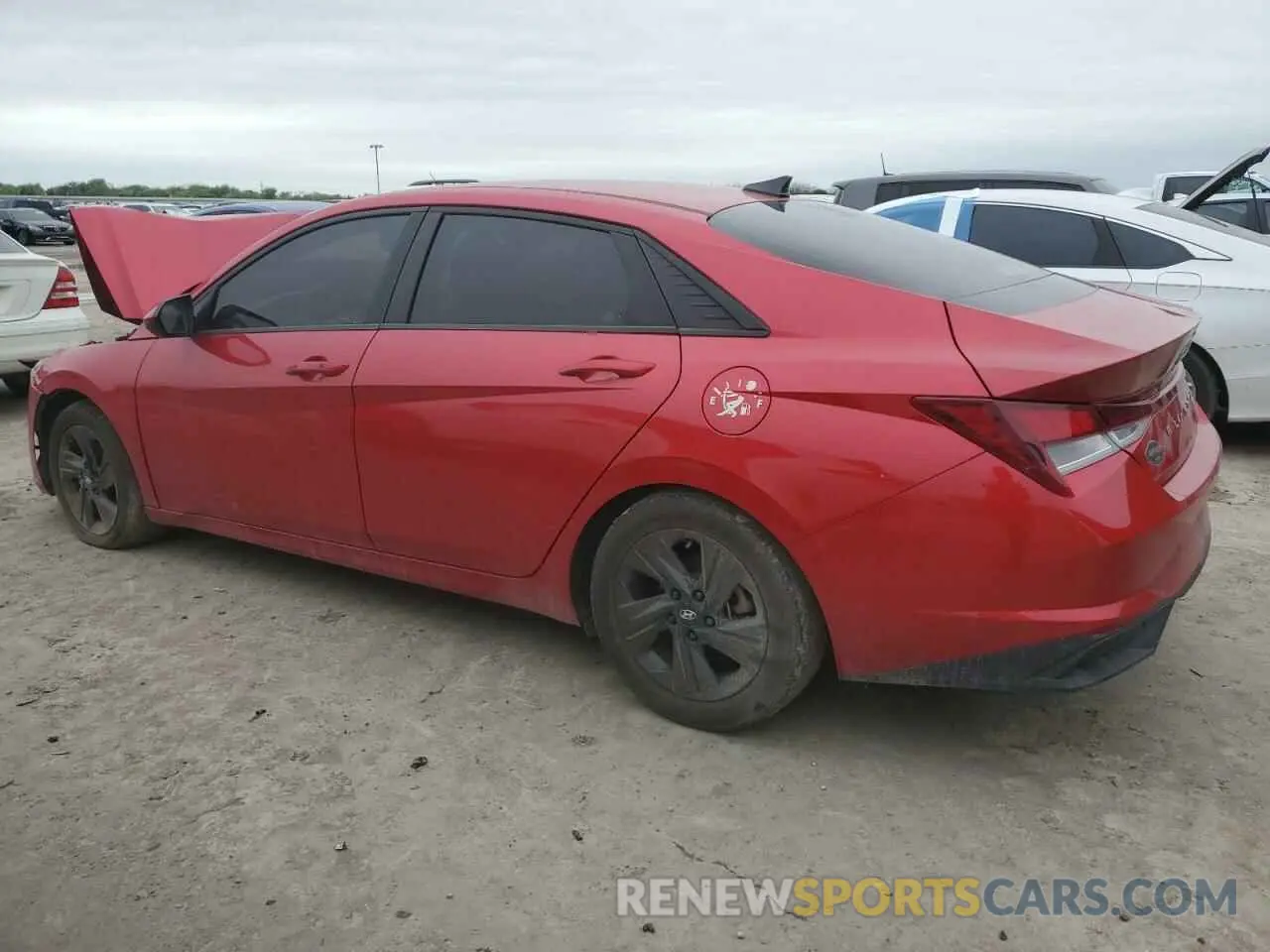 2 Photograph of a damaged car 5NPLM4AGXMH033701 HYUNDAI ELANTRA 2021
