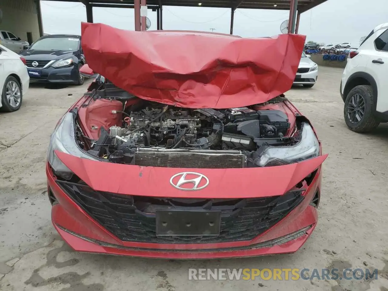 5 Photograph of a damaged car 5NPLM4AGXMH033701 HYUNDAI ELANTRA 2021