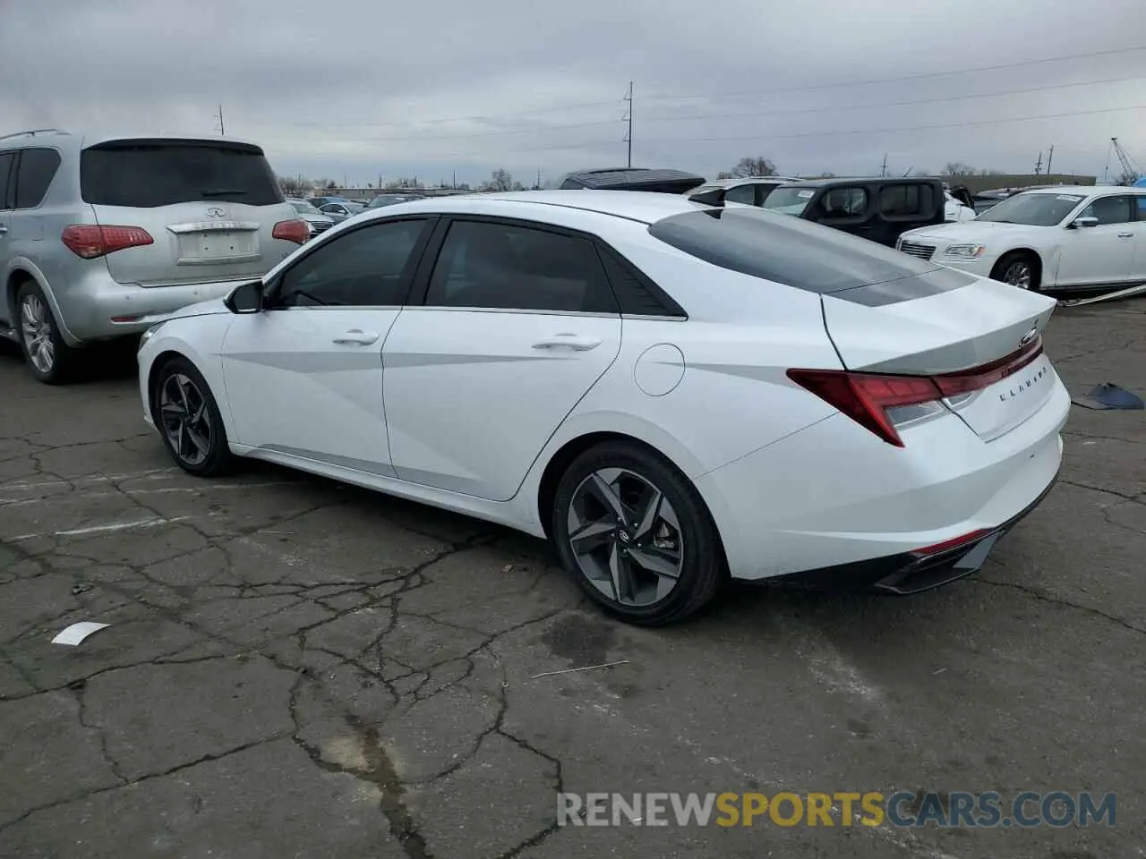 2 Photograph of a damaged car 5NPLN4AG0MH012711 HYUNDAI ELANTRA 2021