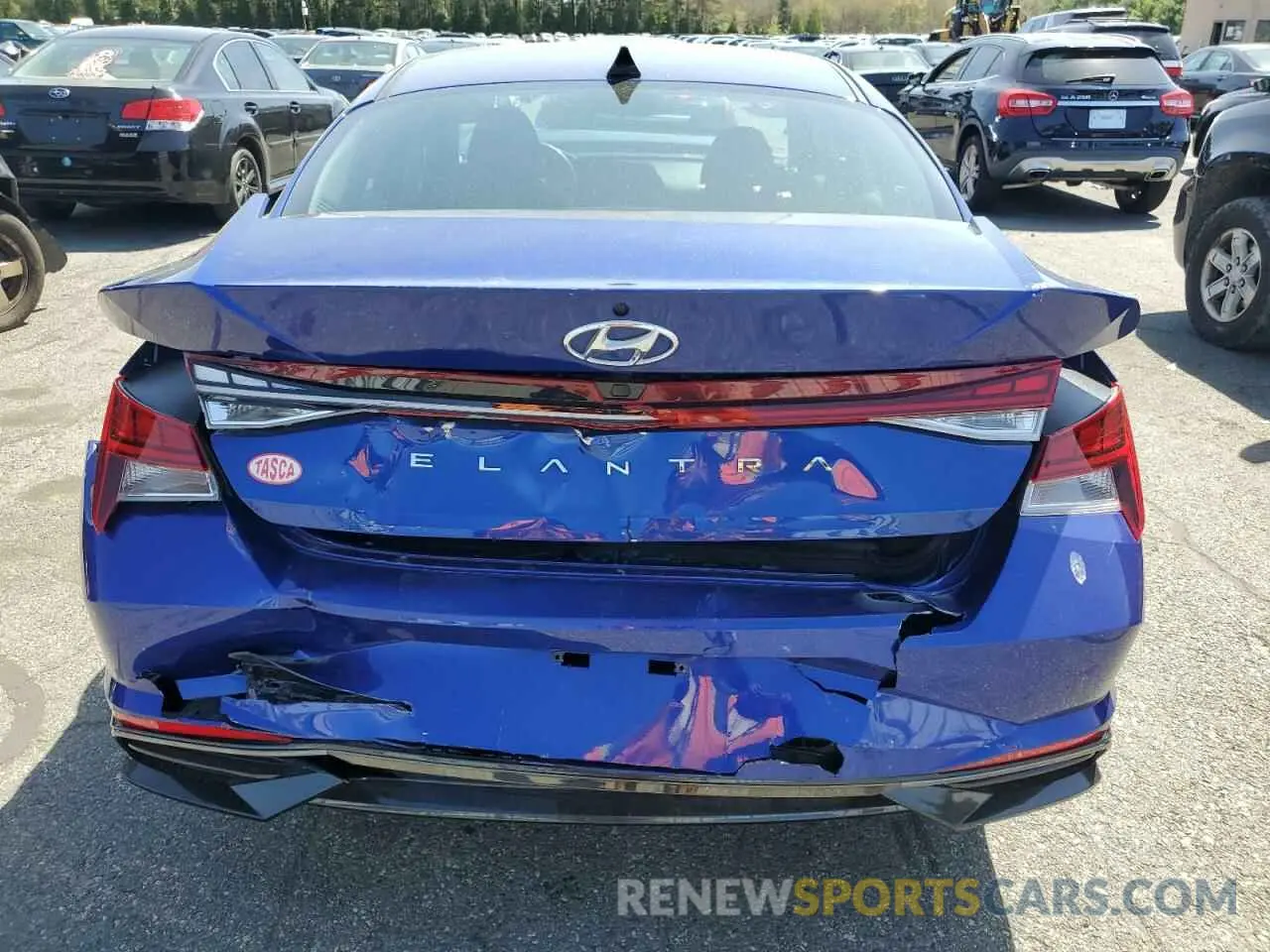6 Photograph of a damaged car 5NPLN4AG0MH016399 HYUNDAI ELANTRA 2021