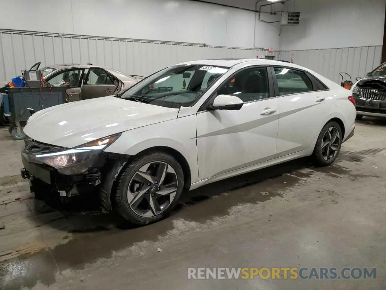 1 Photograph of a damaged car 5NPLN4AG0MH026947 HYUNDAI ELANTRA 2021