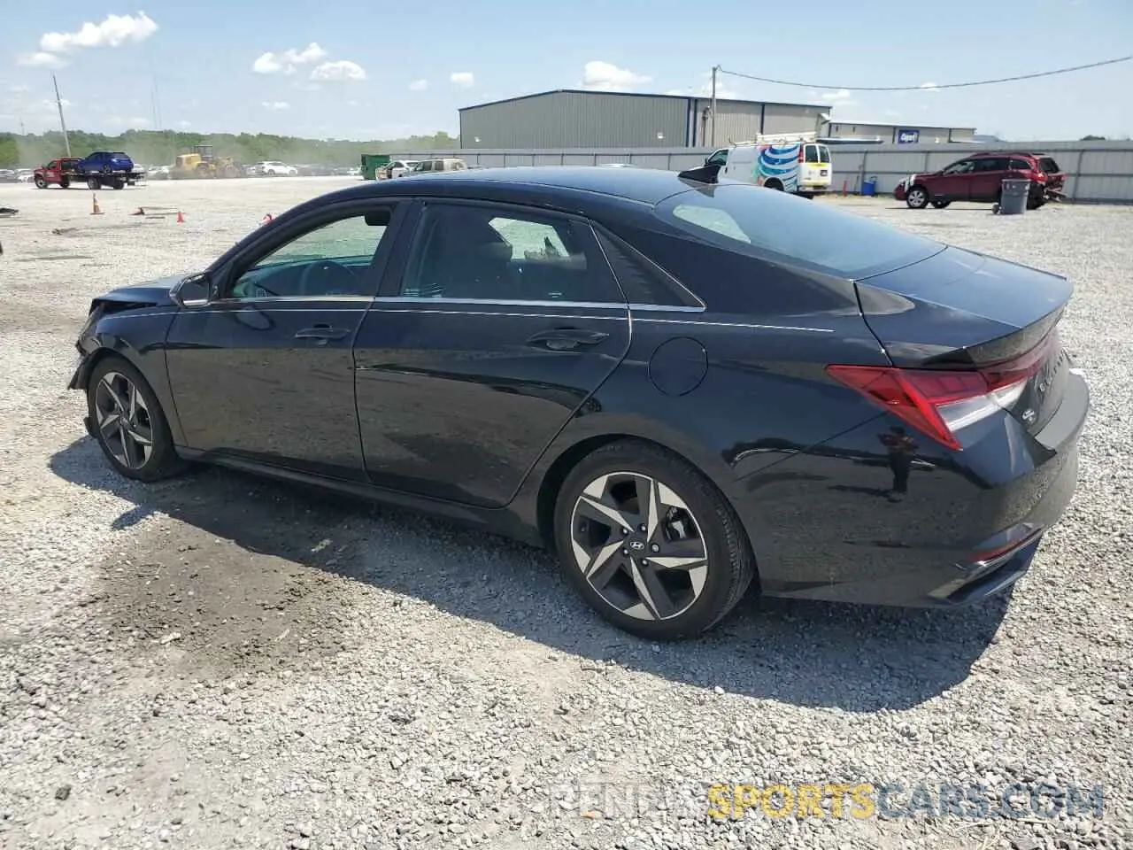 2 Photograph of a damaged car 5NPLN4AG1MH005458 HYUNDAI ELANTRA 2021
