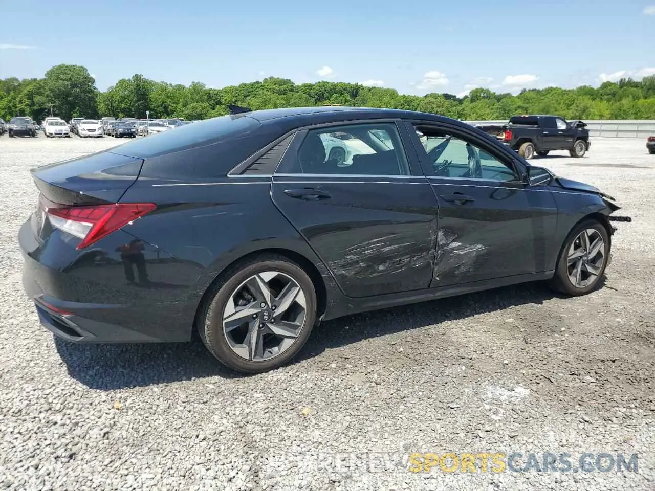 3 Photograph of a damaged car 5NPLN4AG1MH005458 HYUNDAI ELANTRA 2021