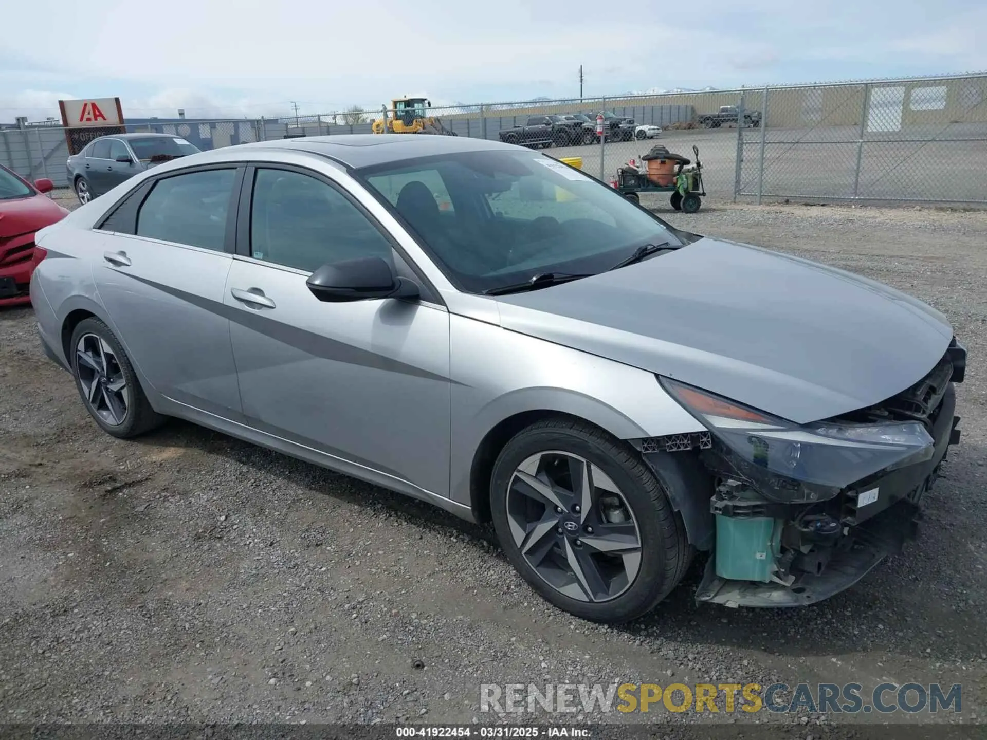 1 Photograph of a damaged car 5NPLN4AG1MH005928 HYUNDAI ELANTRA 2021