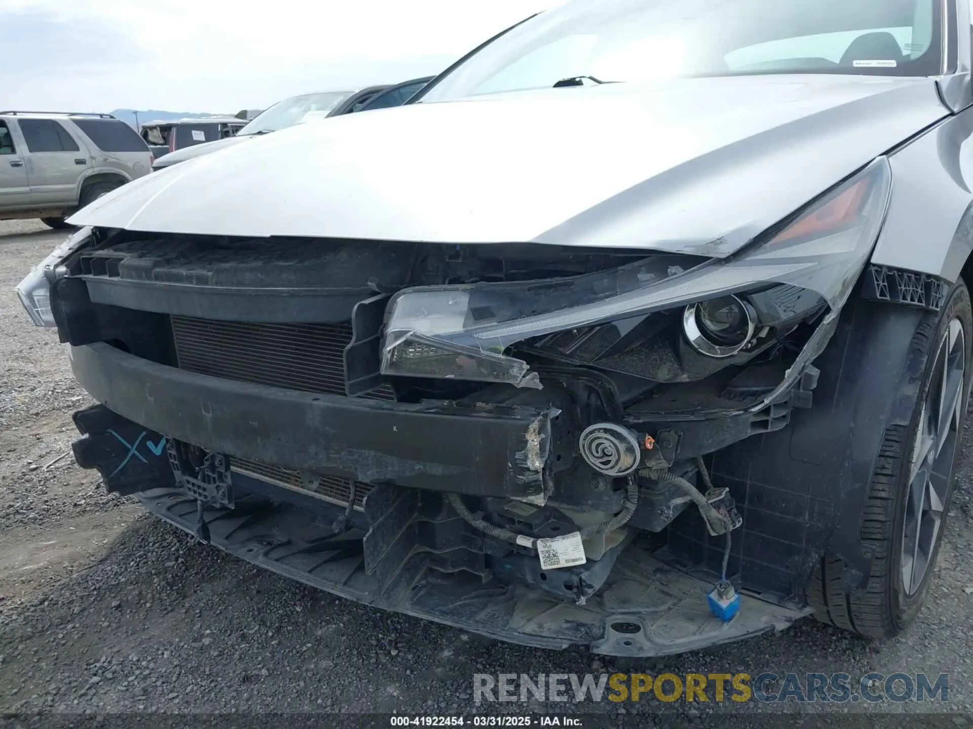6 Photograph of a damaged car 5NPLN4AG1MH005928 HYUNDAI ELANTRA 2021