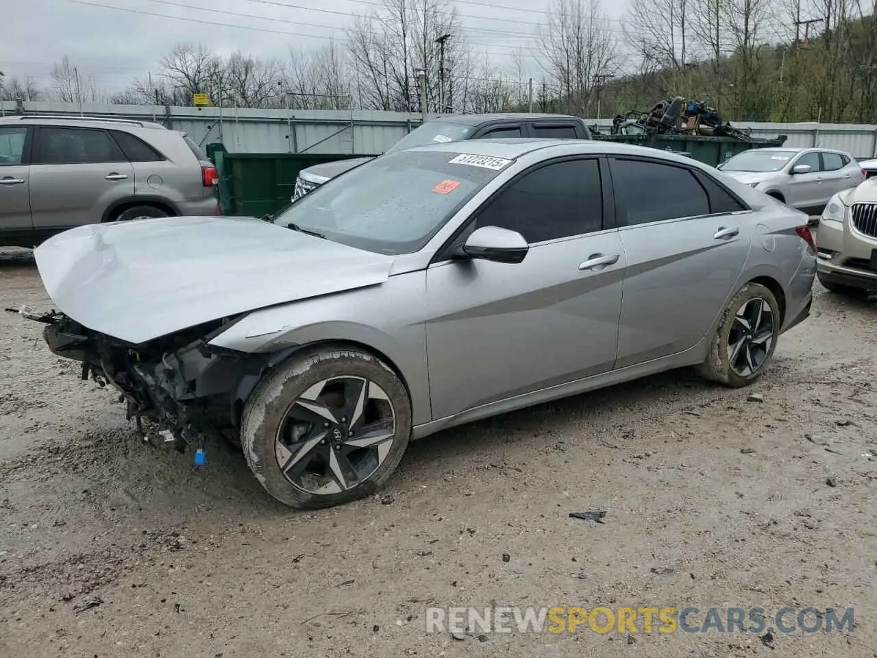 1 Photograph of a damaged car 5NPLN4AG1MH021322 HYUNDAI ELANTRA 2021