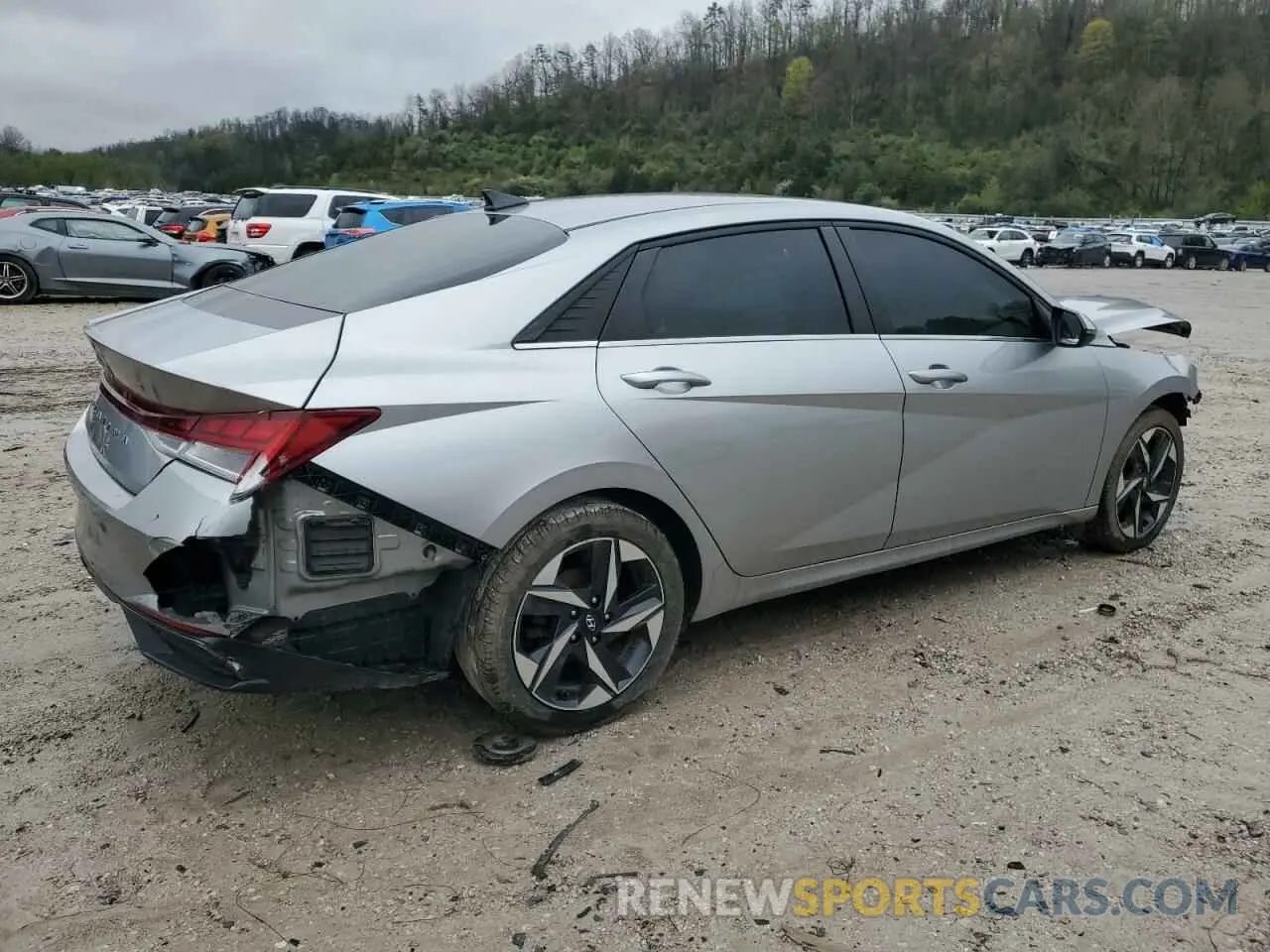 3 Photograph of a damaged car 5NPLN4AG1MH021322 HYUNDAI ELANTRA 2021
