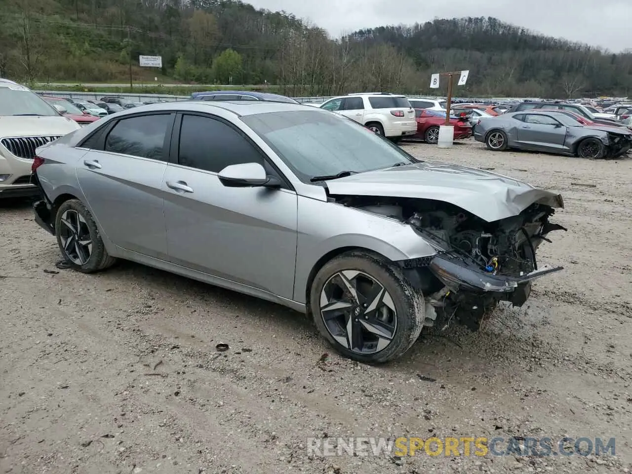4 Photograph of a damaged car 5NPLN4AG1MH021322 HYUNDAI ELANTRA 2021