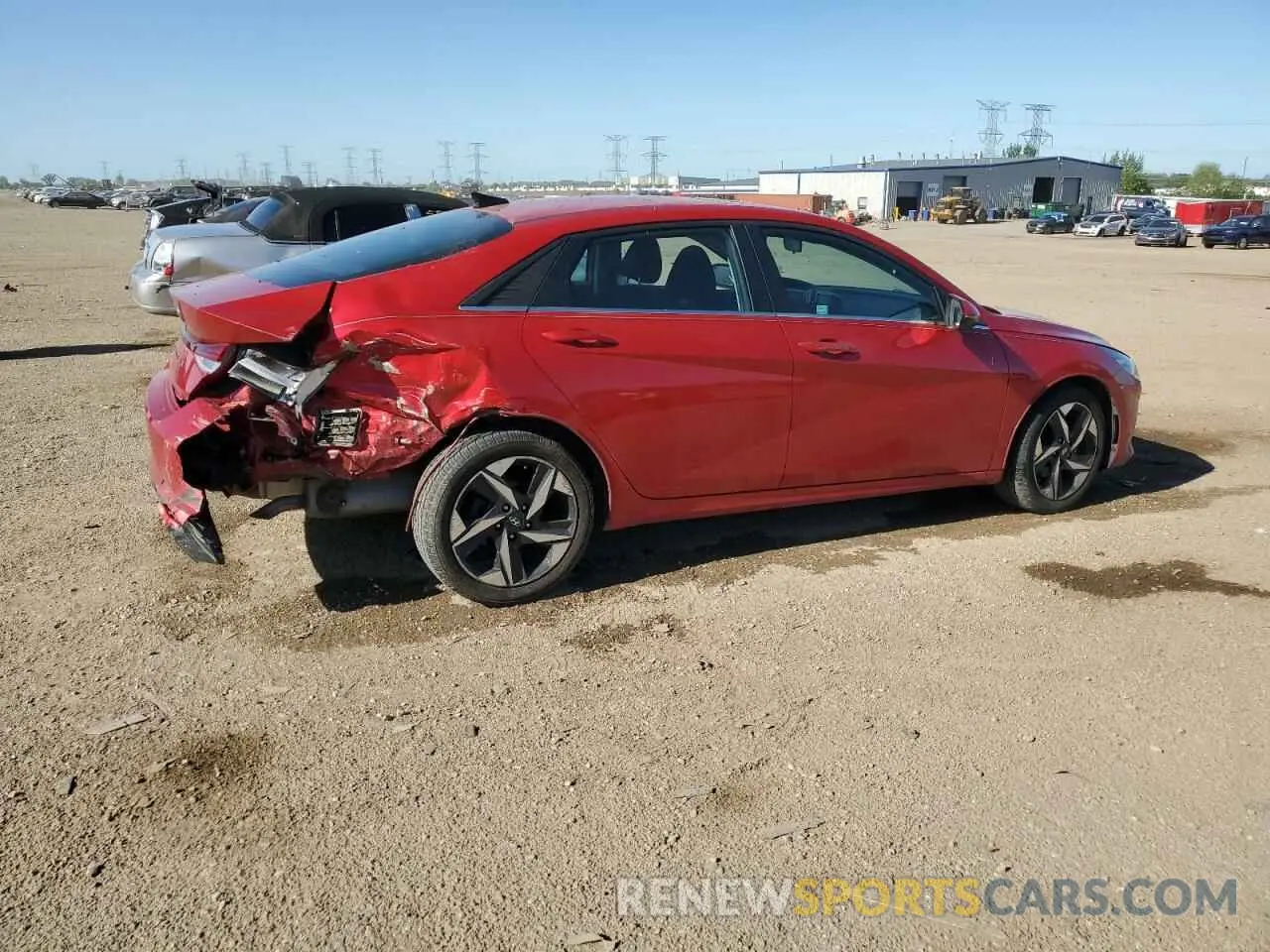 3 Photograph of a damaged car 5NPLN4AG1MH031140 HYUNDAI ELANTRA 2021