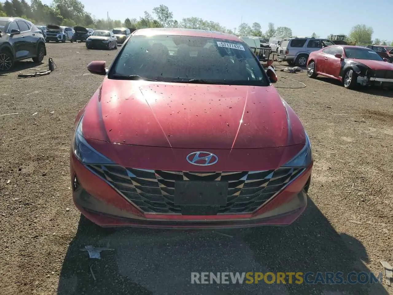 5 Photograph of a damaged car 5NPLN4AG1MH031140 HYUNDAI ELANTRA 2021