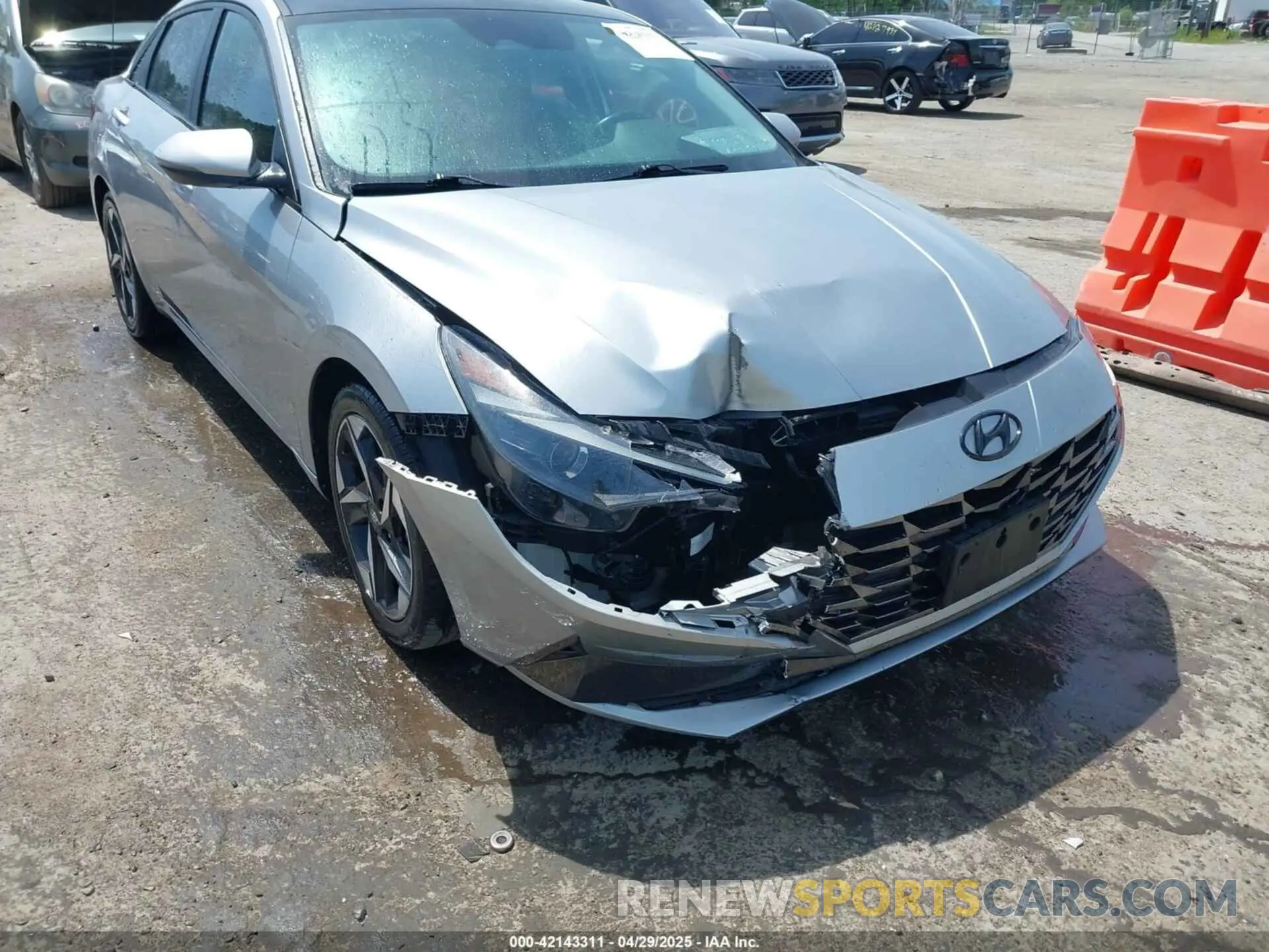 6 Photograph of a damaged car 5NPLN4AG1MH043336 HYUNDAI ELANTRA 2021