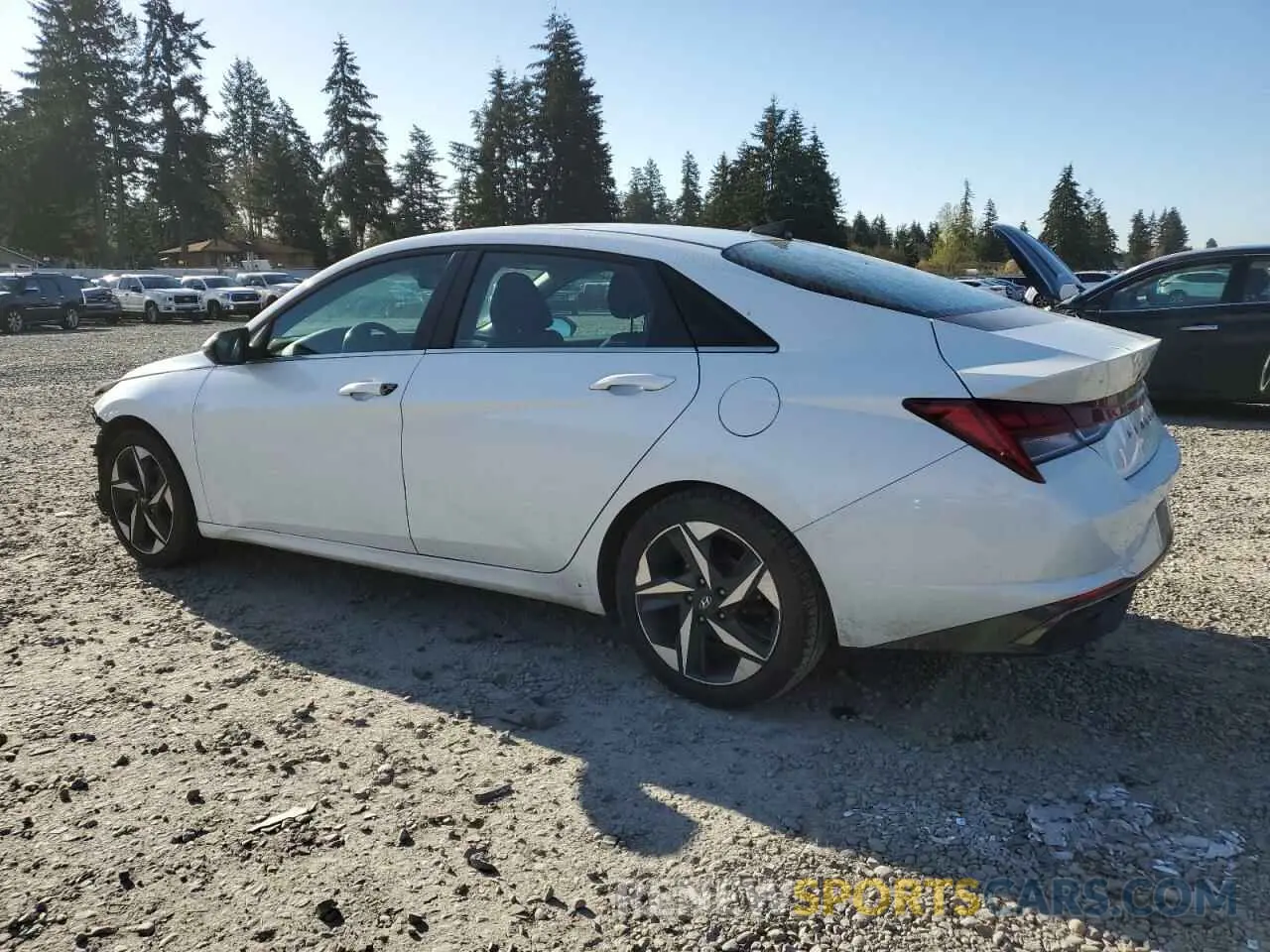 2 Photograph of a damaged car 5NPLN4AG3MH043693 HYUNDAI ELANTRA 2021