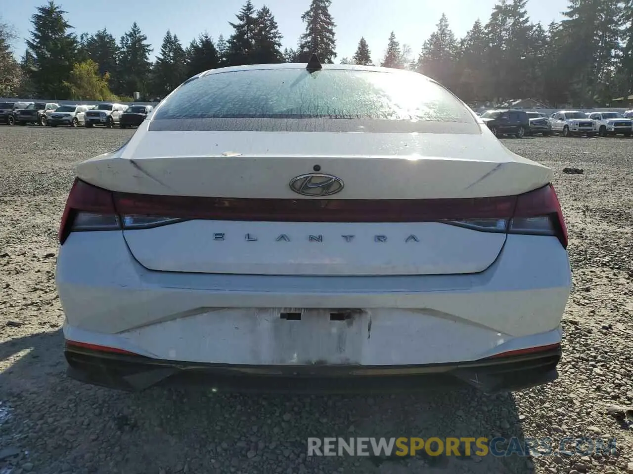 6 Photograph of a damaged car 5NPLN4AG3MH043693 HYUNDAI ELANTRA 2021