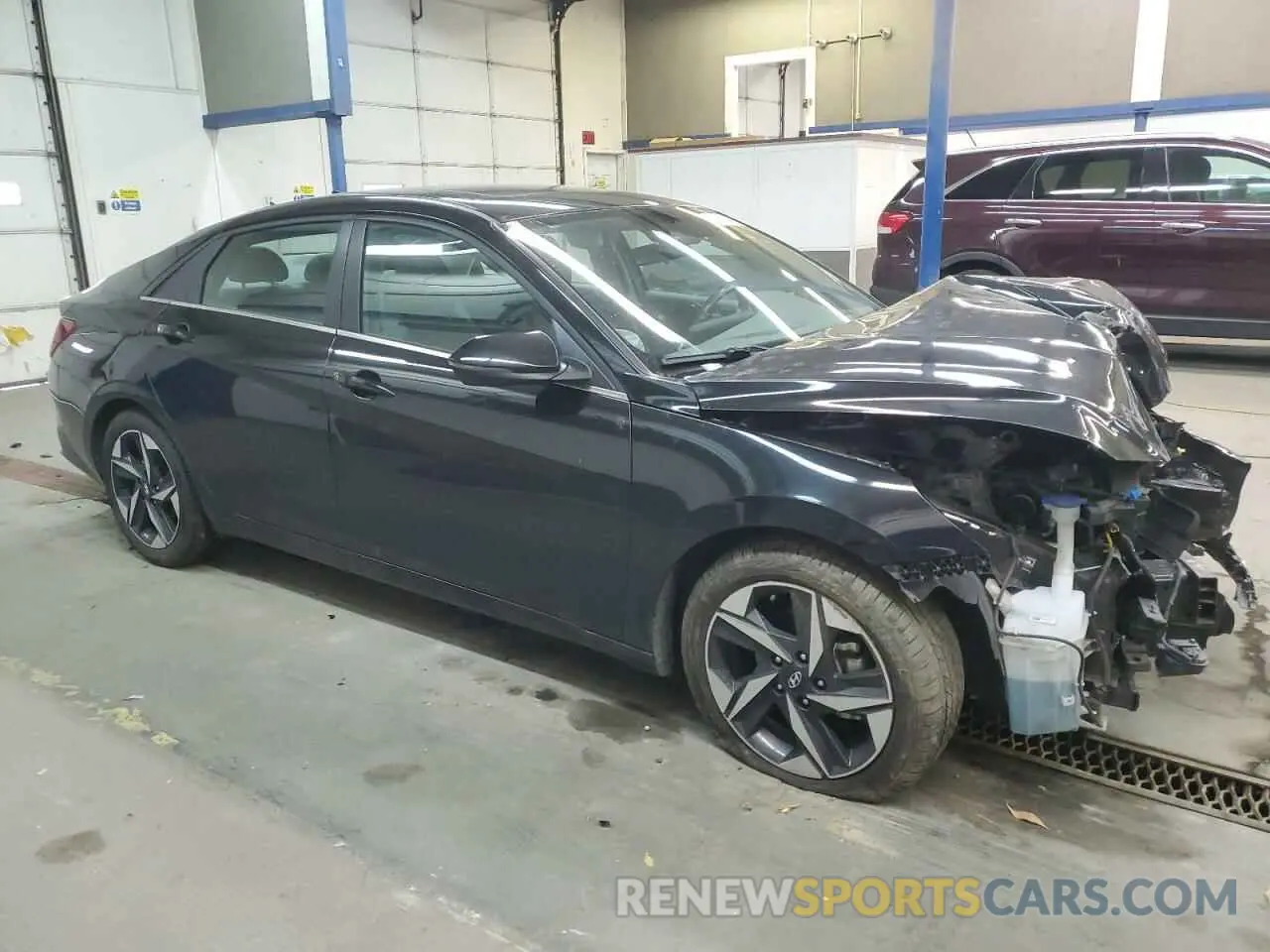 4 Photograph of a damaged car 5NPLN4AG4MH007723 HYUNDAI ELANTRA 2021