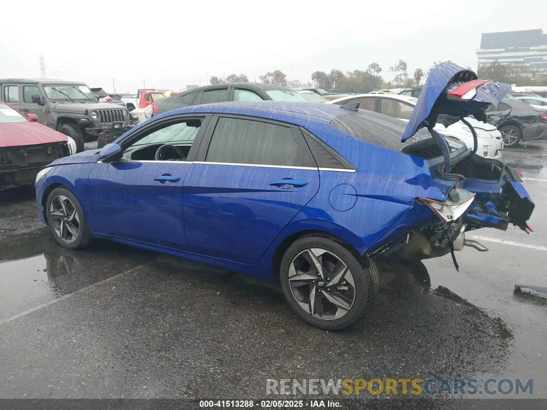 14 Photograph of a damaged car 5NPLN4AG4MH039300 HYUNDAI ELANTRA 2021