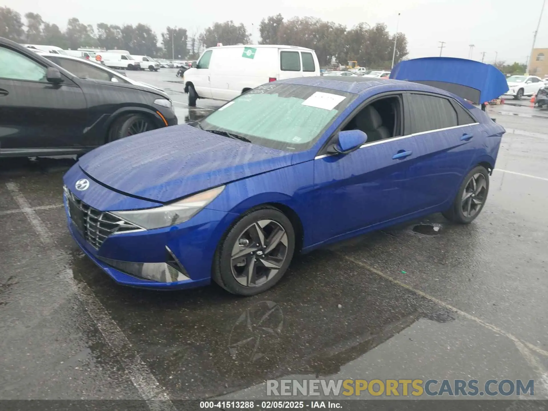 2 Photograph of a damaged car 5NPLN4AG4MH039300 HYUNDAI ELANTRA 2021