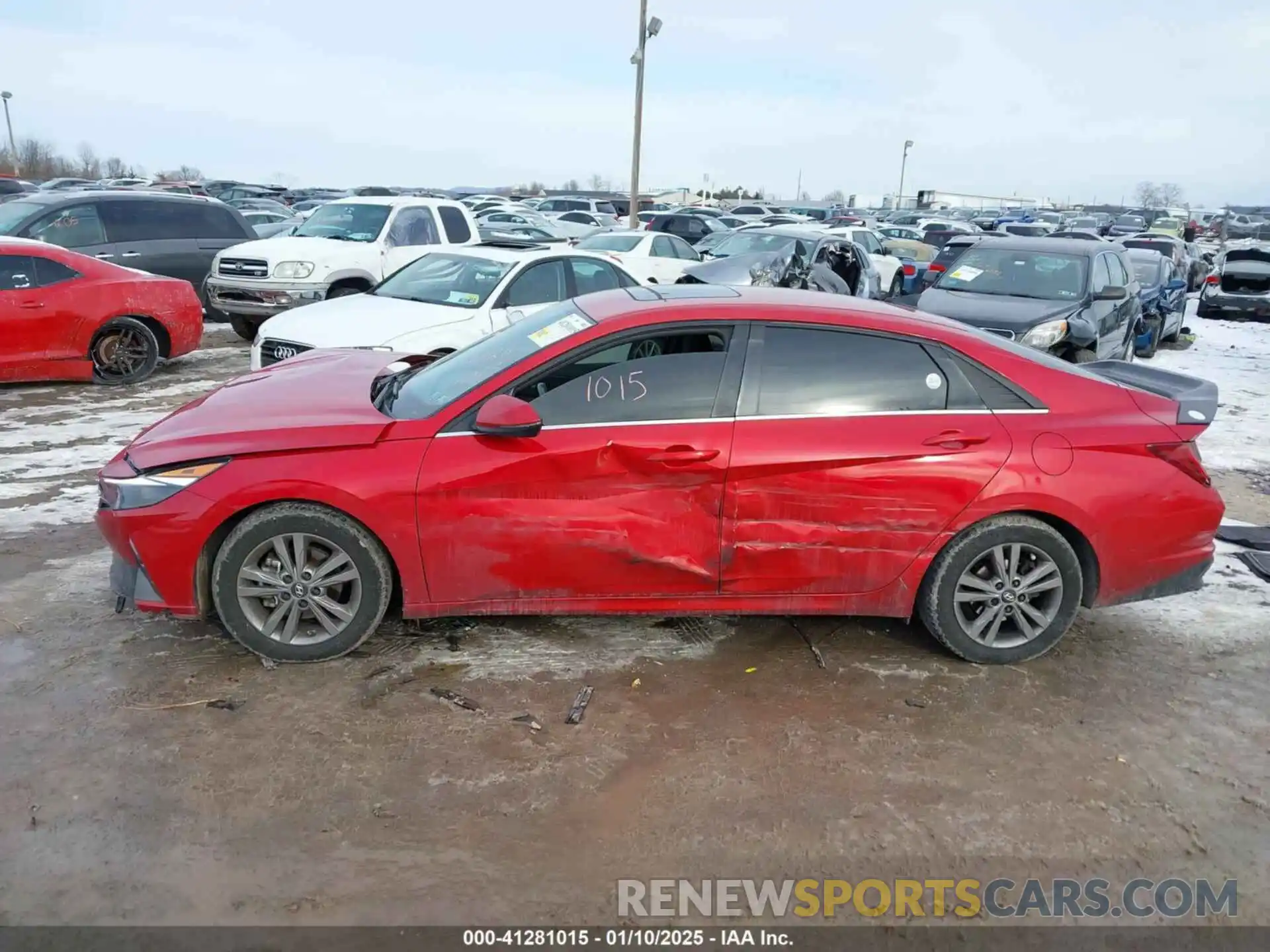 14 Photograph of a damaged car 5NPLN4AG5MH006936 HYUNDAI ELANTRA 2021