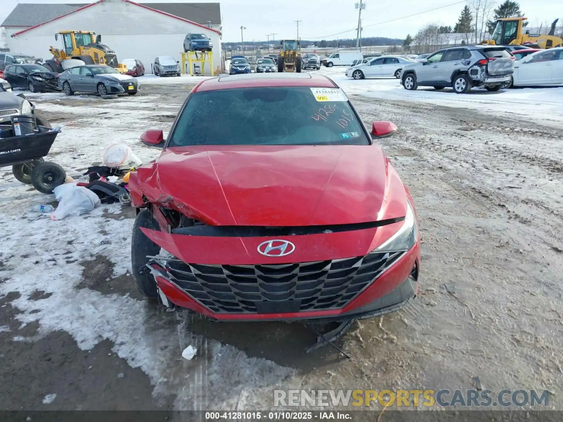 6 Photograph of a damaged car 5NPLN4AG5MH006936 HYUNDAI ELANTRA 2021