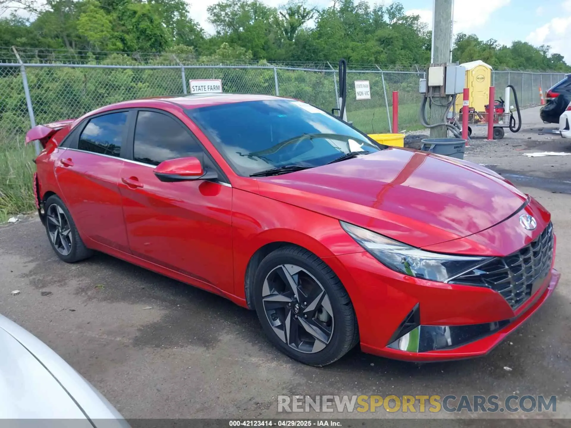 13 Photograph of a damaged car 5NPLN4AG5MH025891 HYUNDAI ELANTRA 2021