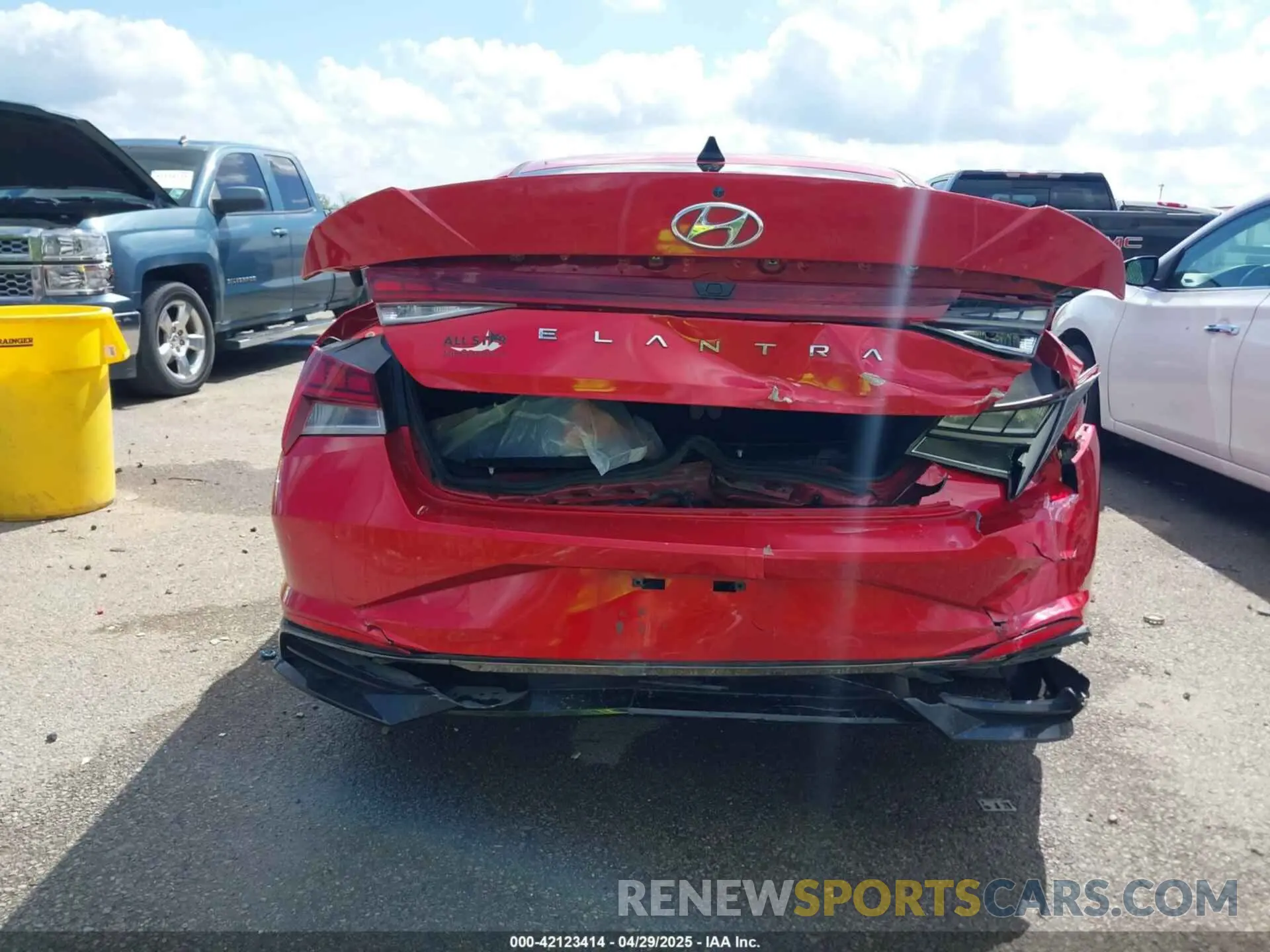 6 Photograph of a damaged car 5NPLN4AG5MH025891 HYUNDAI ELANTRA 2021