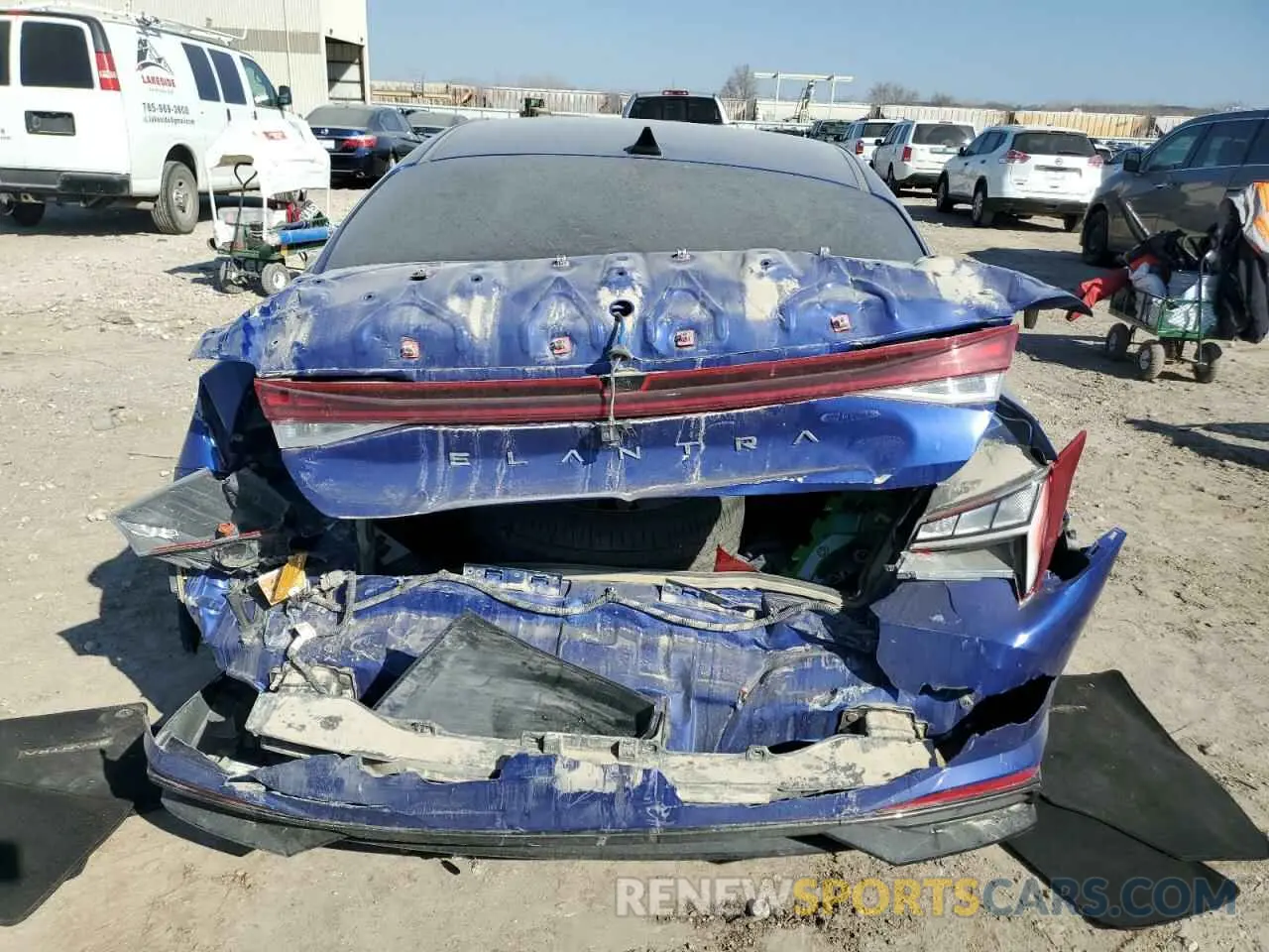 6 Photograph of a damaged car 5NPLN4AG5MH028242 HYUNDAI ELANTRA 2021