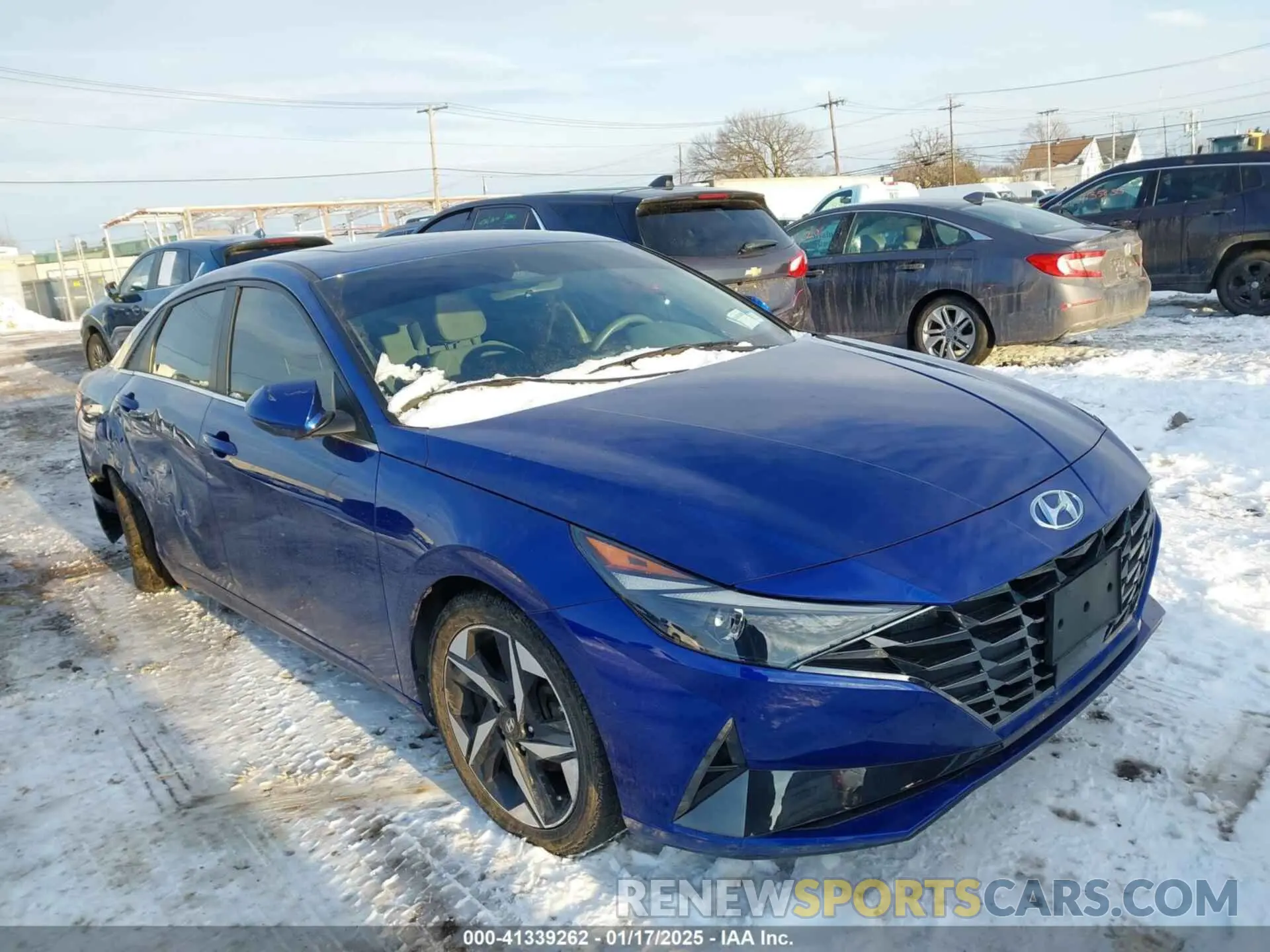 1 Photograph of a damaged car 5NPLN4AG6MH011773 HYUNDAI ELANTRA 2021