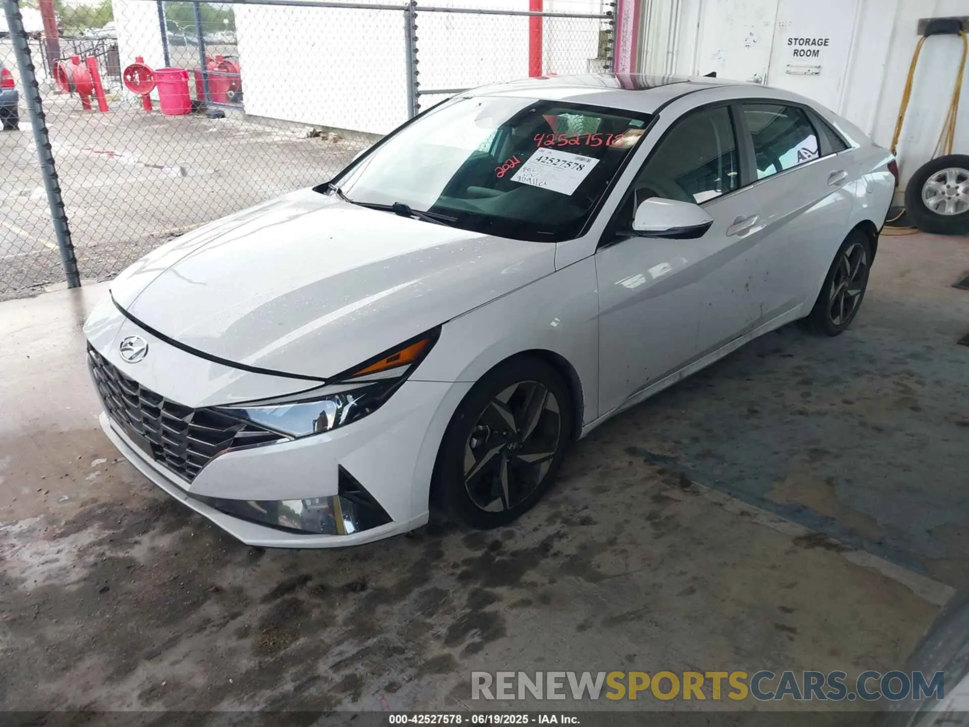 2 Photograph of a damaged car 5NPLN4AG6MH015855 HYUNDAI ELANTRA 2021