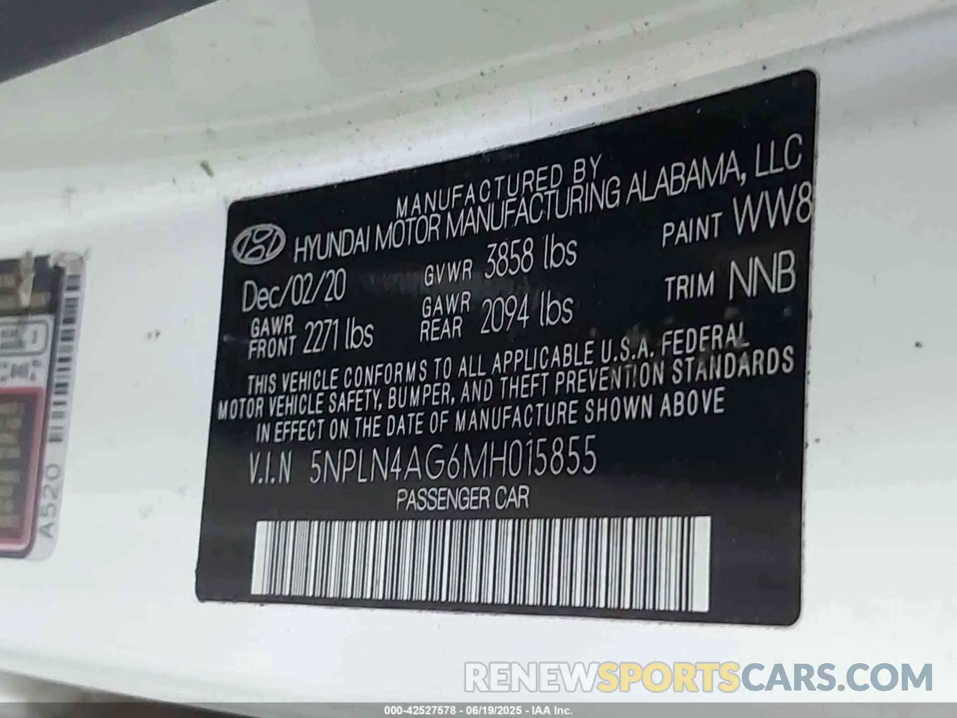 9 Photograph of a damaged car 5NPLN4AG6MH015855 HYUNDAI ELANTRA 2021