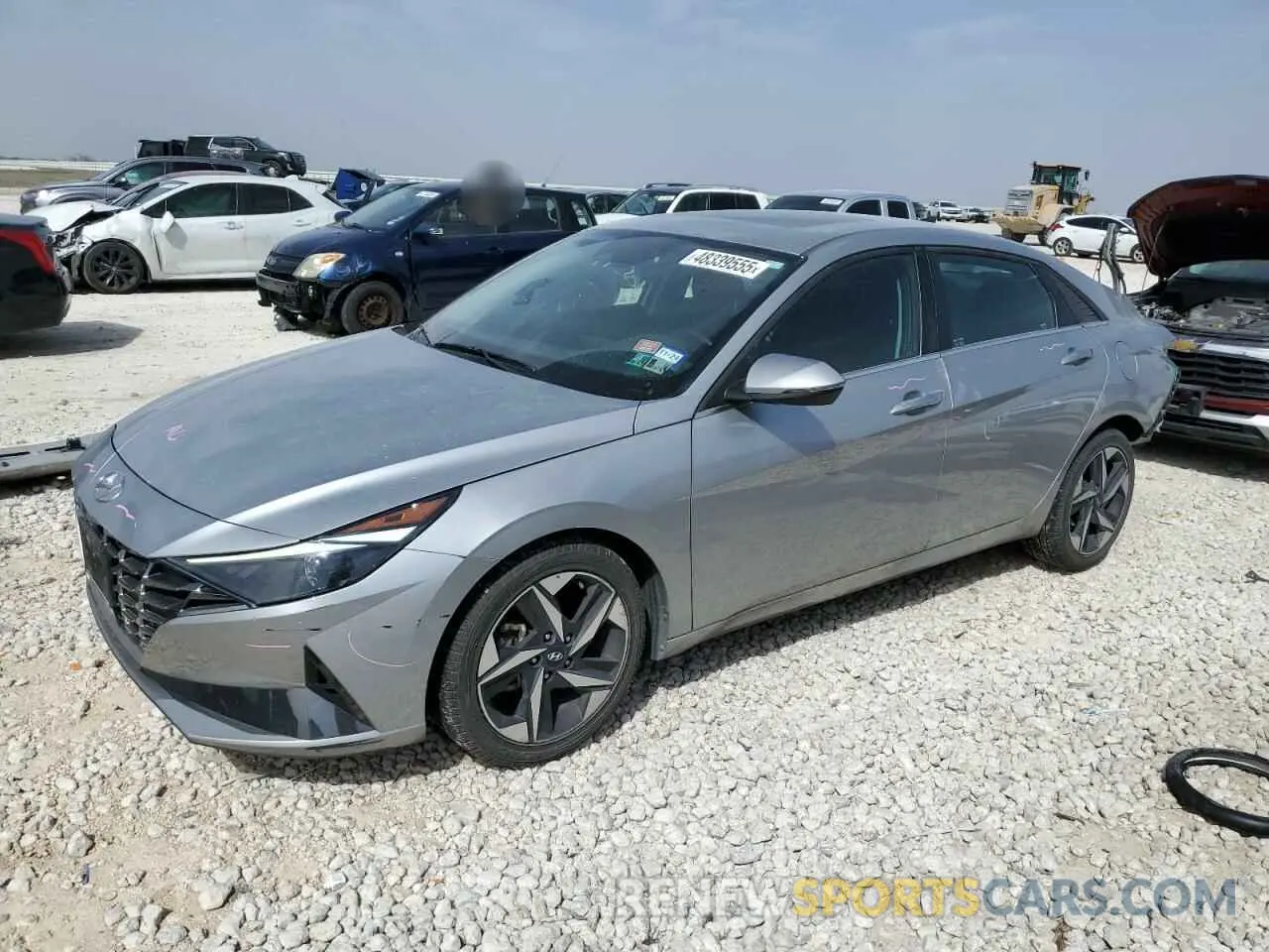 1 Photograph of a damaged car 5NPLN4AG6MH023633 HYUNDAI ELANTRA 2021