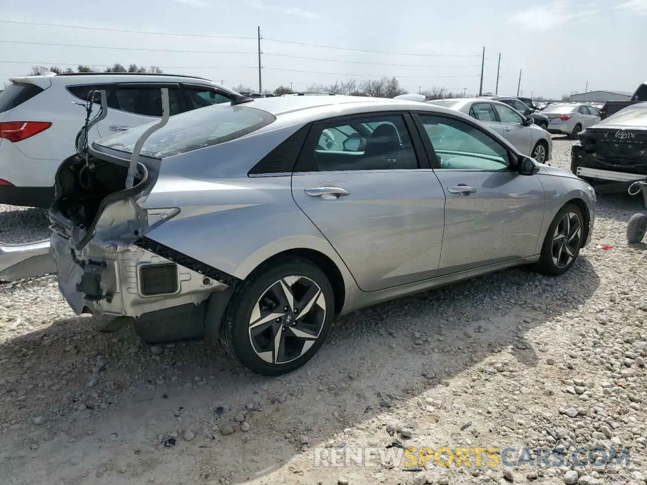 3 Photograph of a damaged car 5NPLN4AG6MH023633 HYUNDAI ELANTRA 2021