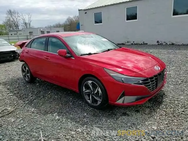 14 Photograph of a damaged car 5NPLN4AG6MH026919 HYUNDAI ELANTRA 2021
