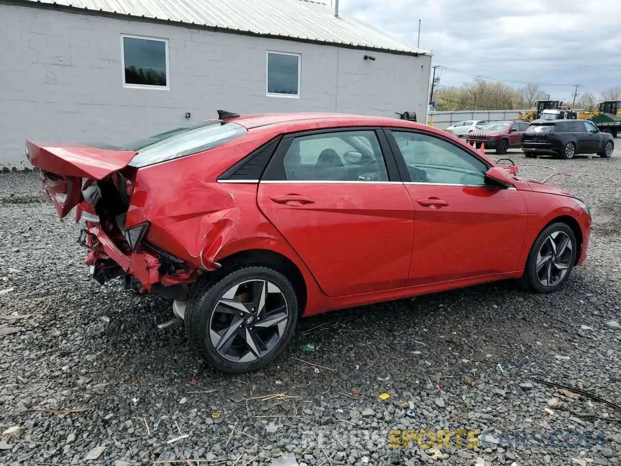 3 Photograph of a damaged car 5NPLN4AG6MH026919 HYUNDAI ELANTRA 2021