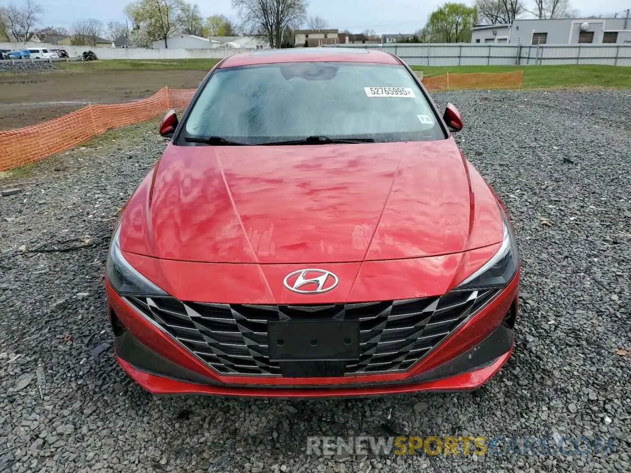 5 Photograph of a damaged car 5NPLN4AG6MH026919 HYUNDAI ELANTRA 2021
