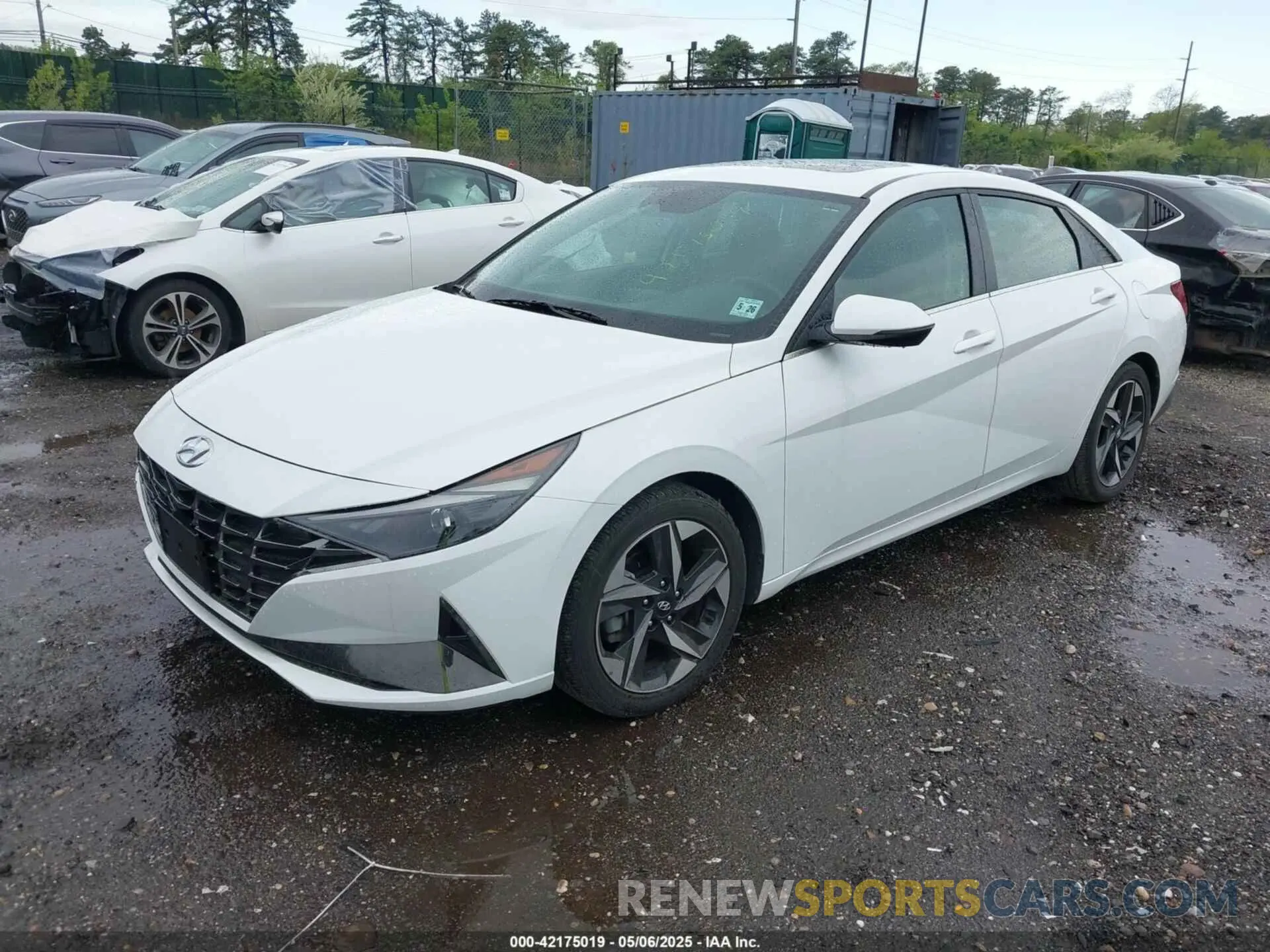 2 Photograph of a damaged car 5NPLN4AG7MH023110 HYUNDAI ELANTRA 2021