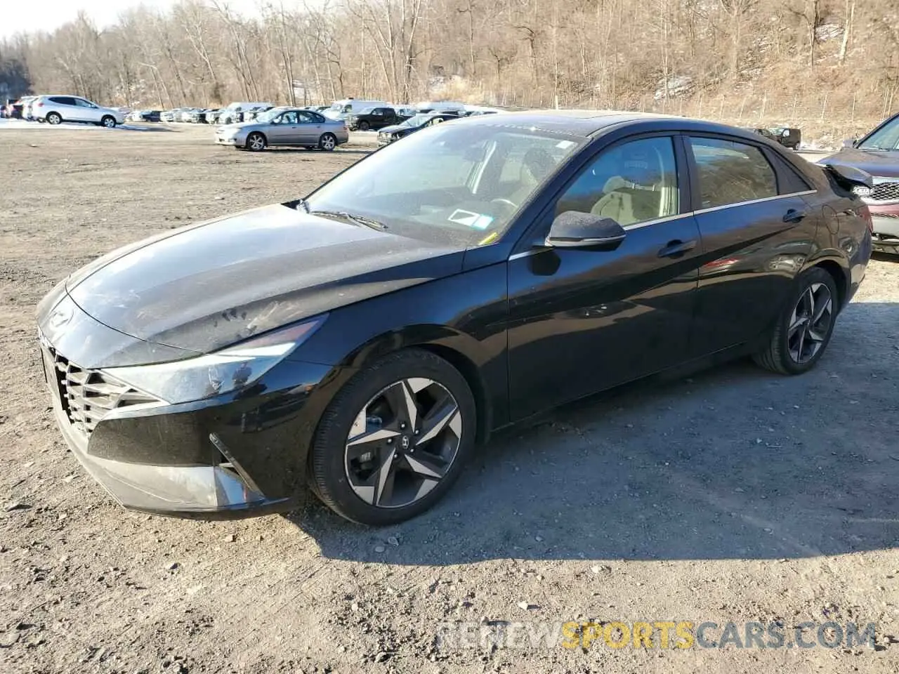 1 Photograph of a damaged car 5NPLN4AG7MH035533 HYUNDAI ELANTRA 2021