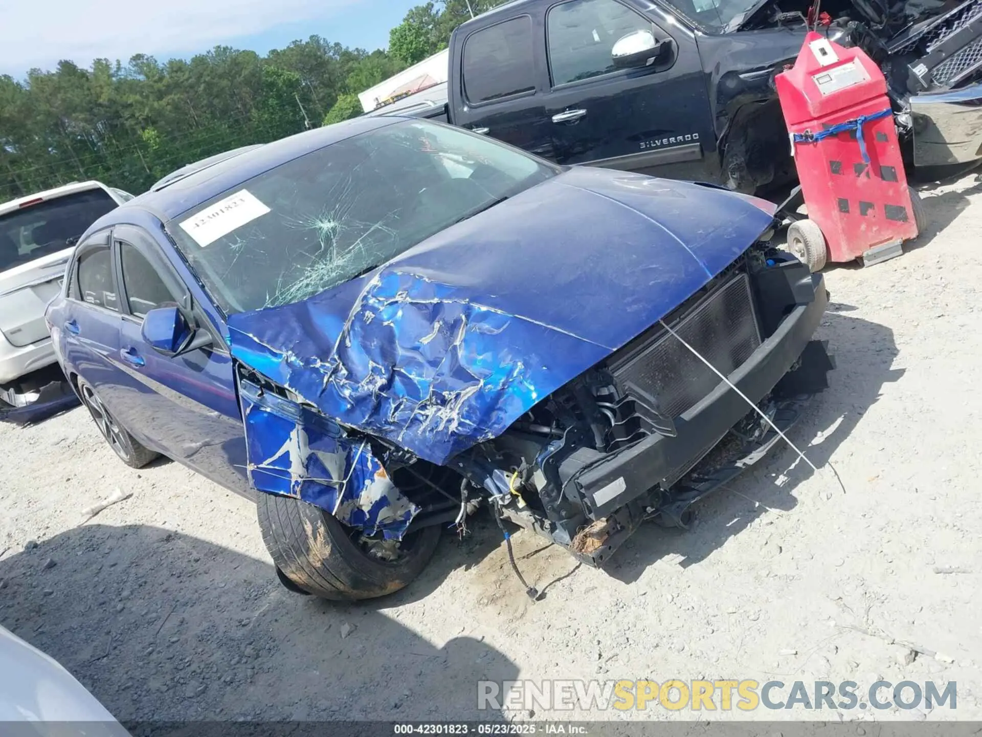 1 Photograph of a damaged car 5NPLN4AG8MH020572 HYUNDAI ELANTRA 2021