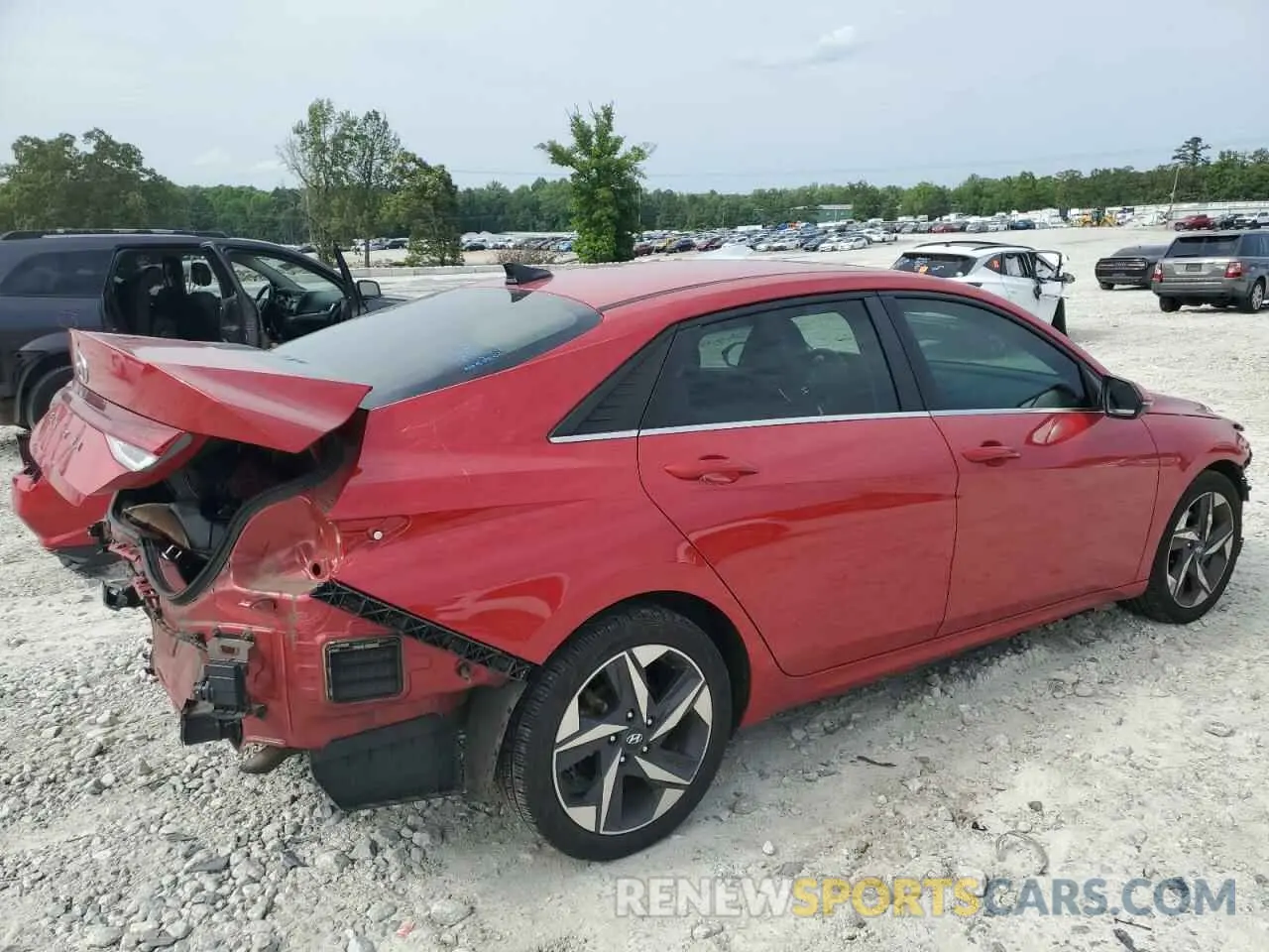 3 Photograph of a damaged car 5NPLN4AG9MH013291 HYUNDAI ELANTRA 2021