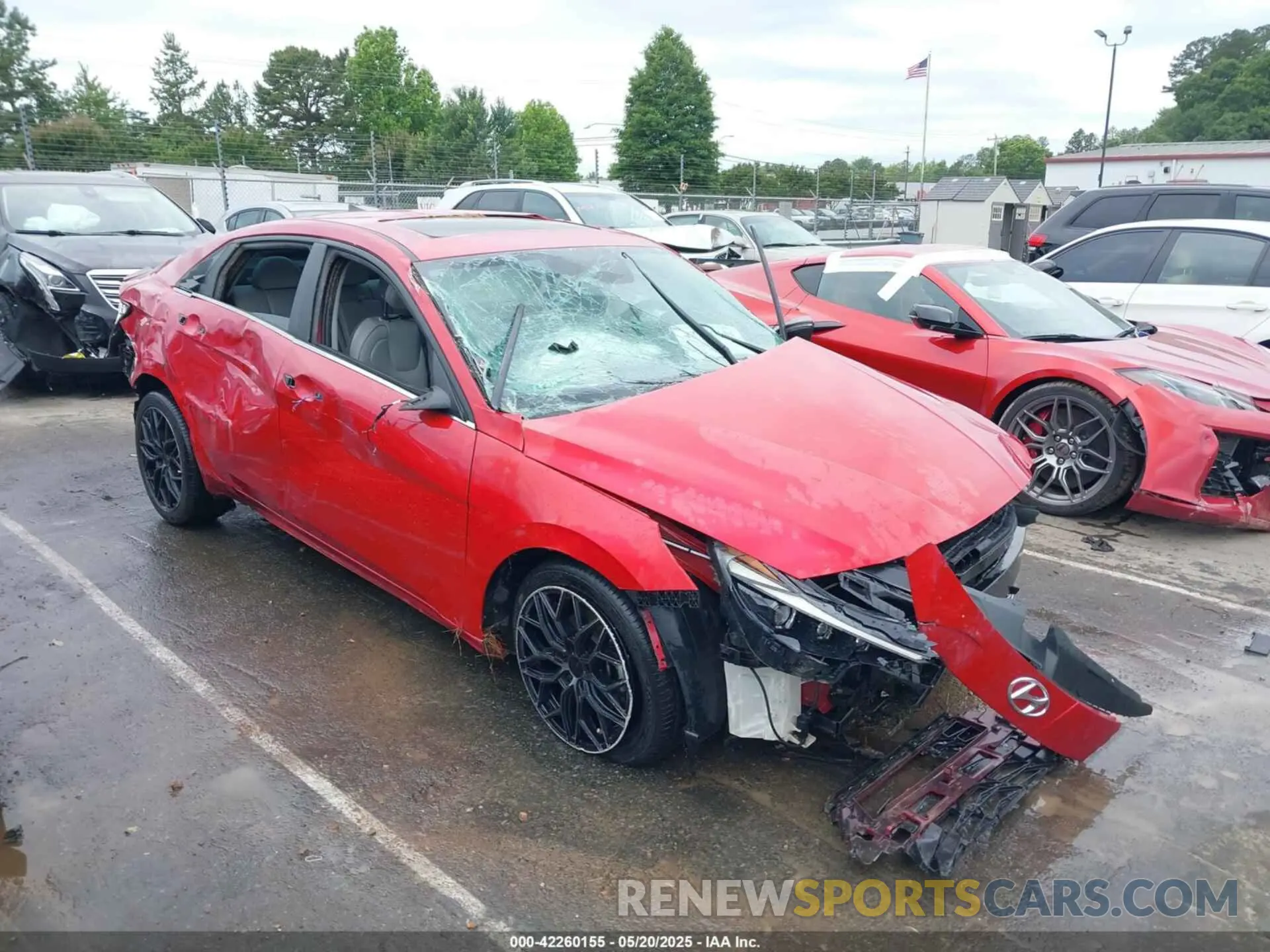 1 Photograph of a damaged car 5NPLP4AG1MH013053 HYUNDAI ELANTRA 2021