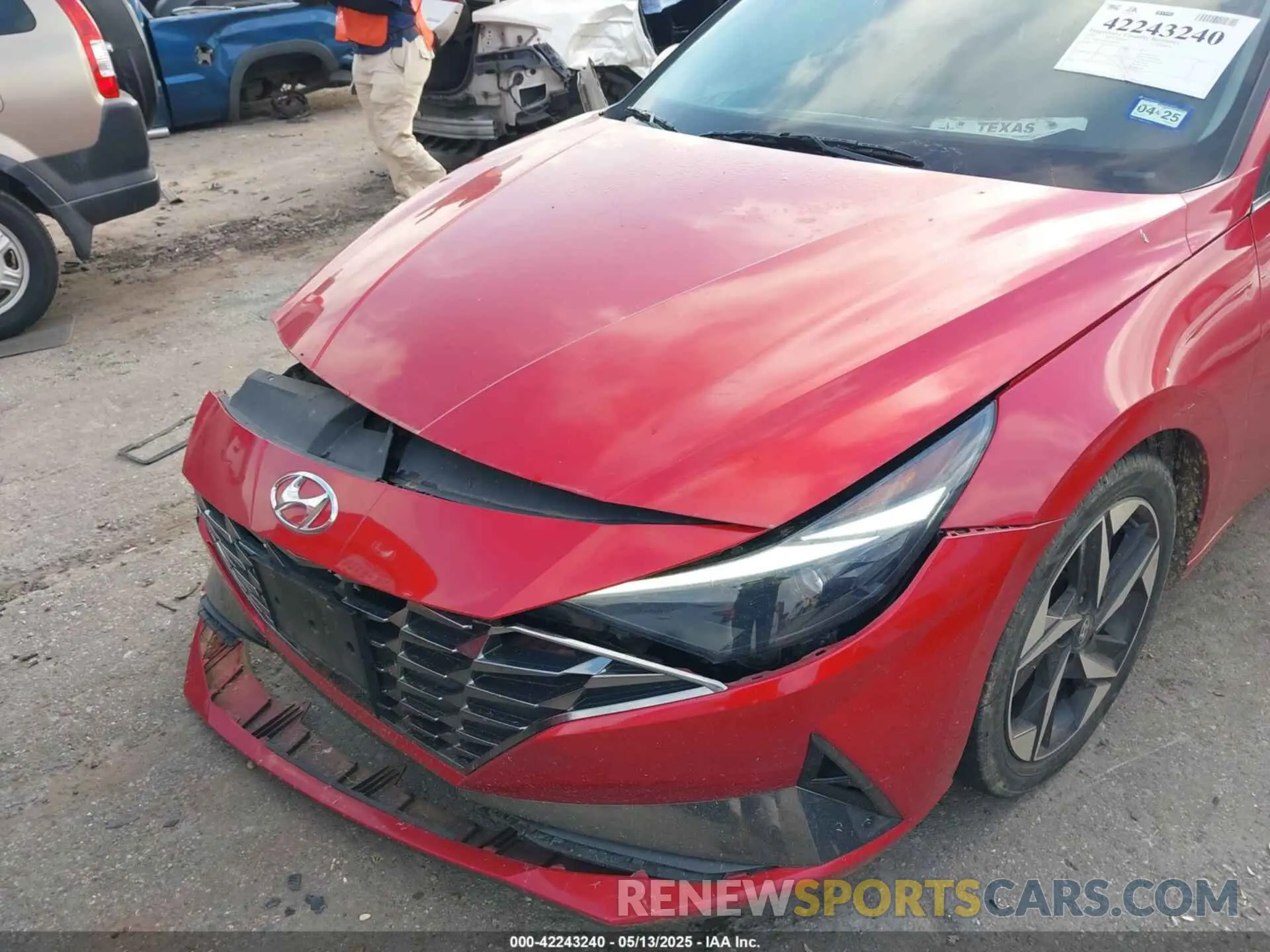 6 Photograph of a damaged car 5NPLP4AG1MH026157 HYUNDAI ELANTRA 2021