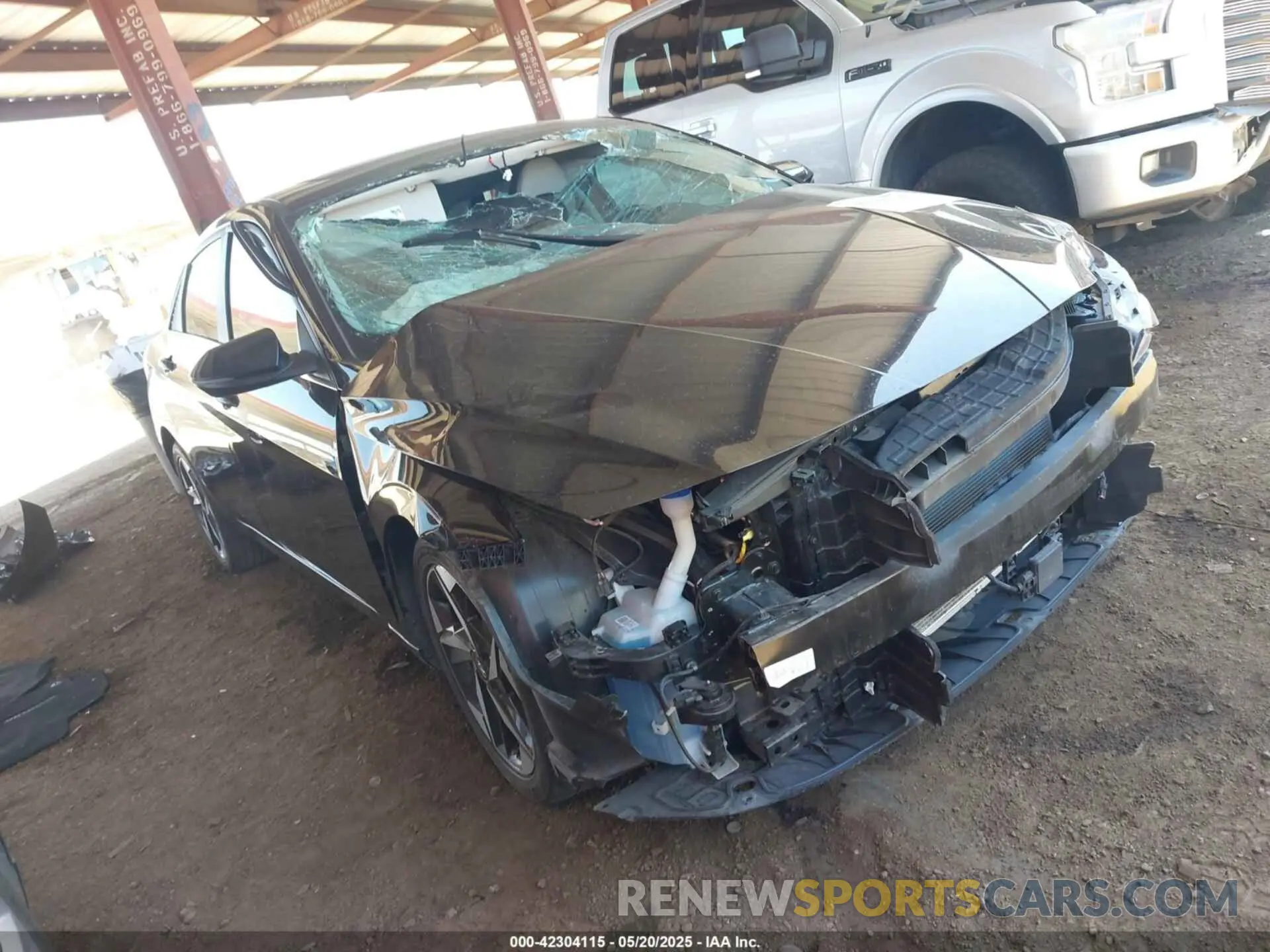 1 Photograph of a damaged car 5NPLP4AG4MH008901 HYUNDAI ELANTRA 2021