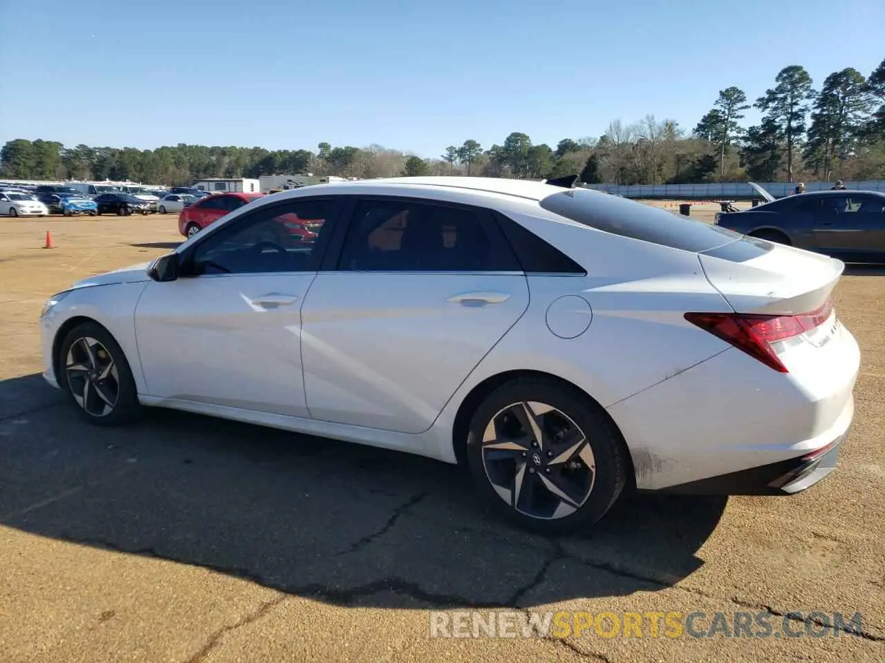 2 Photograph of a damaged car 5NPLP4AG5MH032334 HYUNDAI ELANTRA 2021