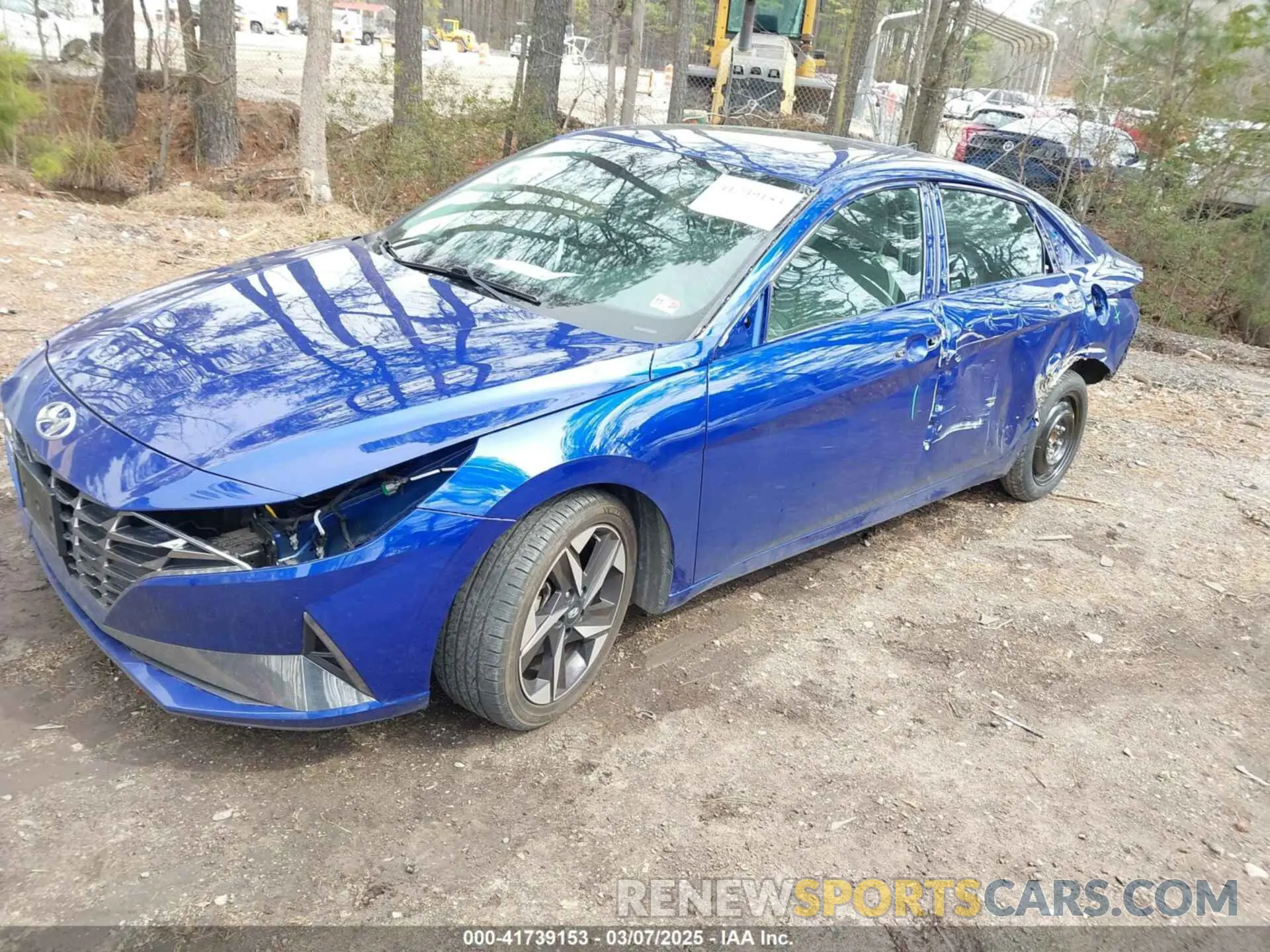 2 Photograph of a damaged car 5NPLP4AG6MH025053 HYUNDAI ELANTRA 2021
