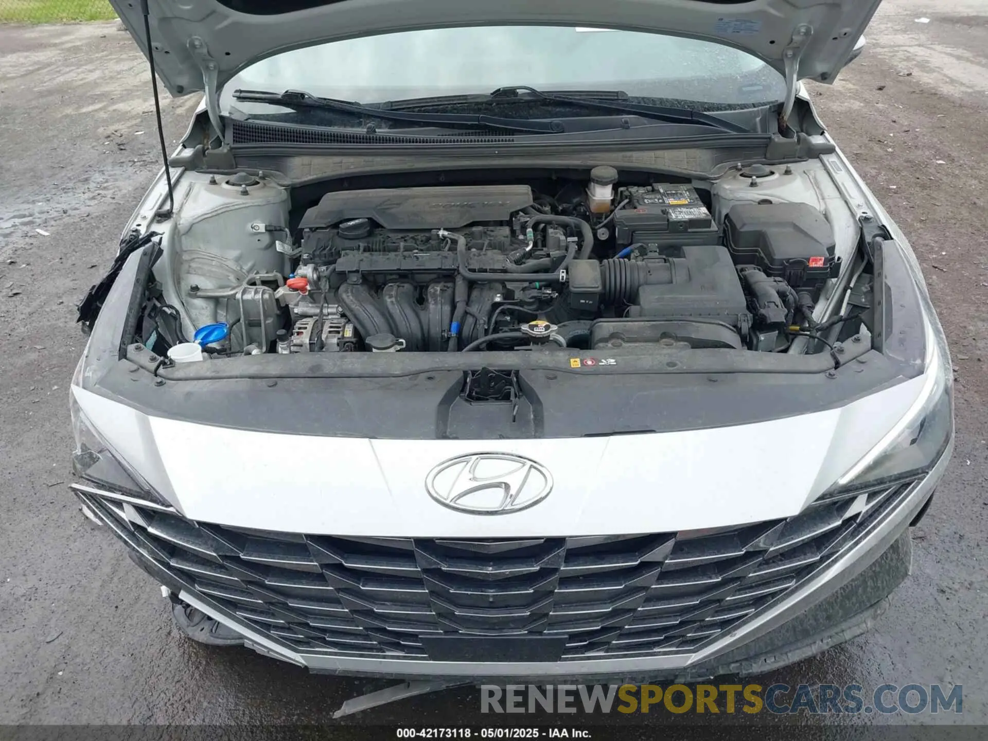 10 Photograph of a damaged car 5NPLP4AG6MH035422 HYUNDAI ELANTRA 2021